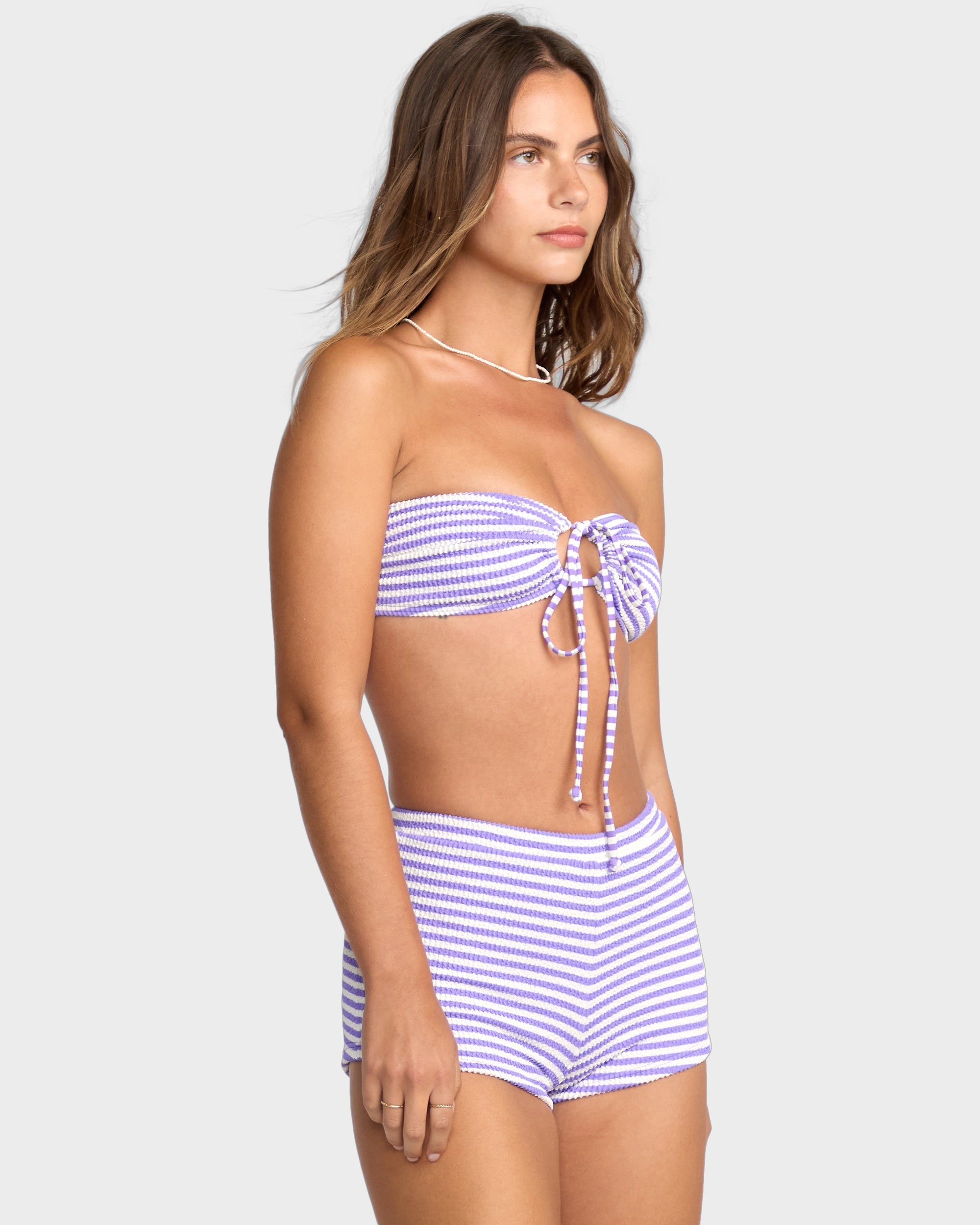 Womens Josie Summer High Surf Short Bikini Bottom