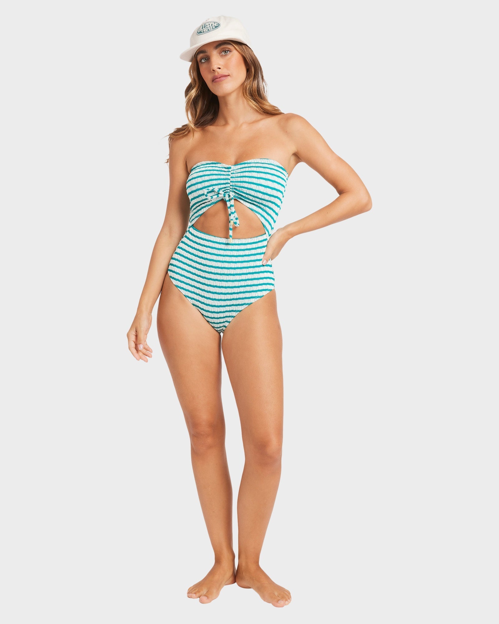 Womens Wavey Daze Summer One Piece Swimsuit