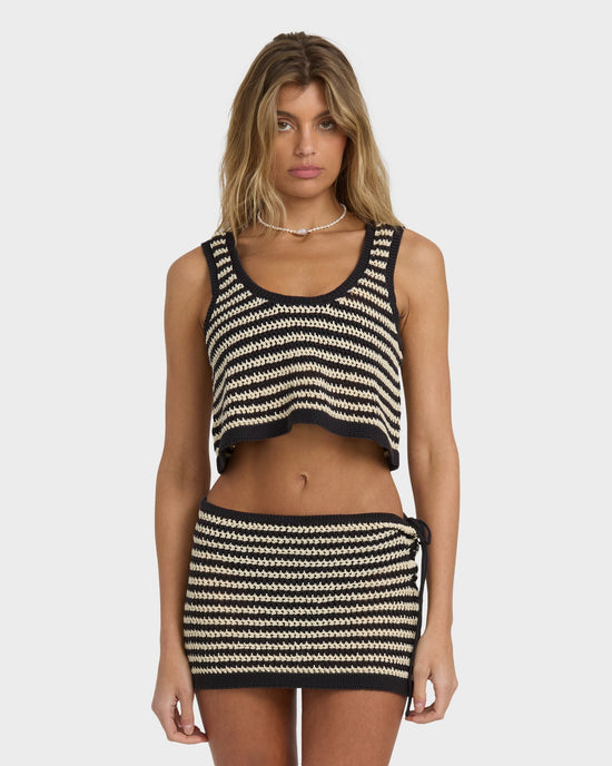 Womens Laura Flip Tide Stripe Top