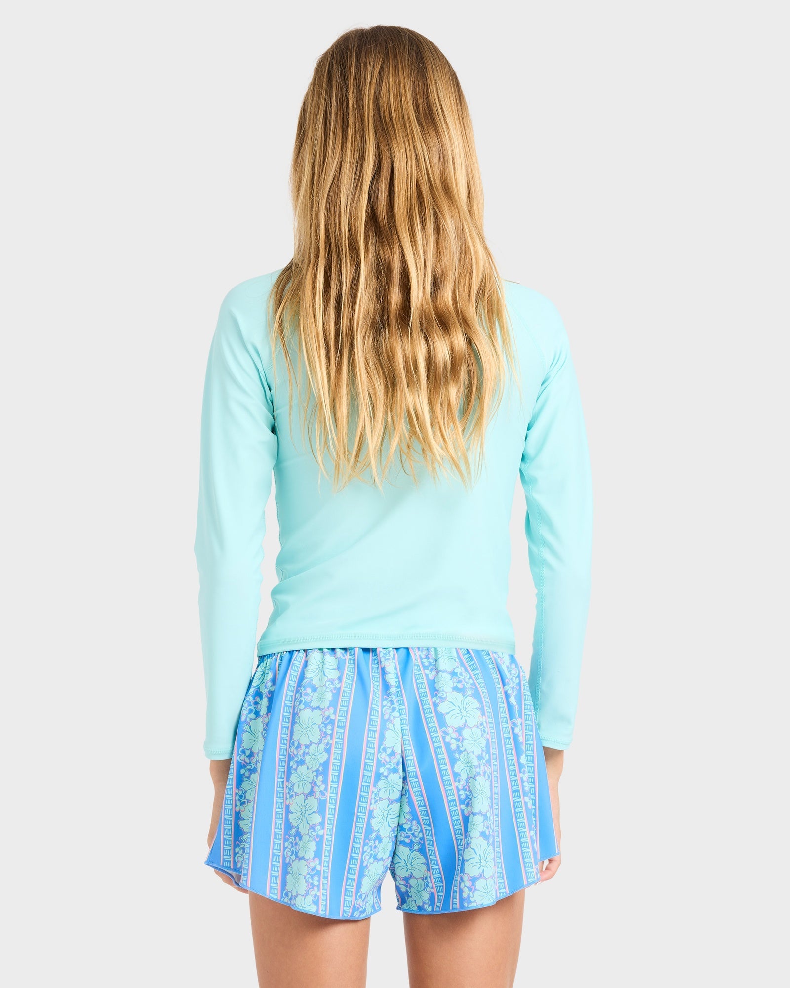 Girls 6-14 Happy Hibiscus Swim Volley Boardshorts