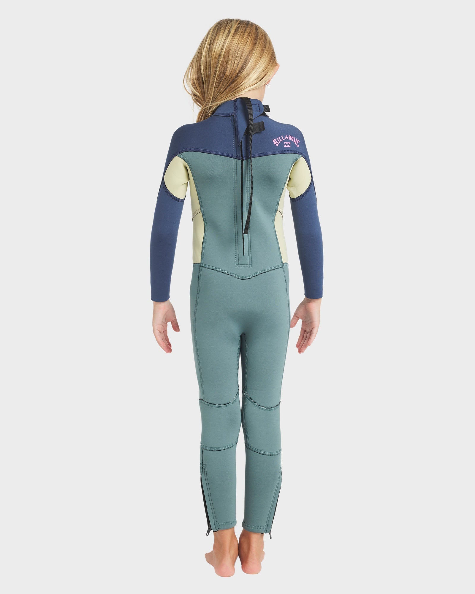 Girls 2-6 3/2mm Synergy Back Zip GBS Steamer Wetsuit