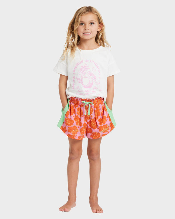 Girls 0-5 Happy Hibiscus Olly Shorts