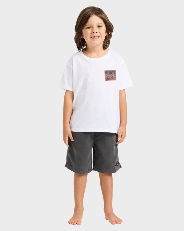 Boys 0-7 Crayon Wave T-Shirt
