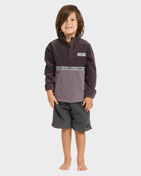 Boys 0-7 Space Lobster Half Zip Fleece Pullover