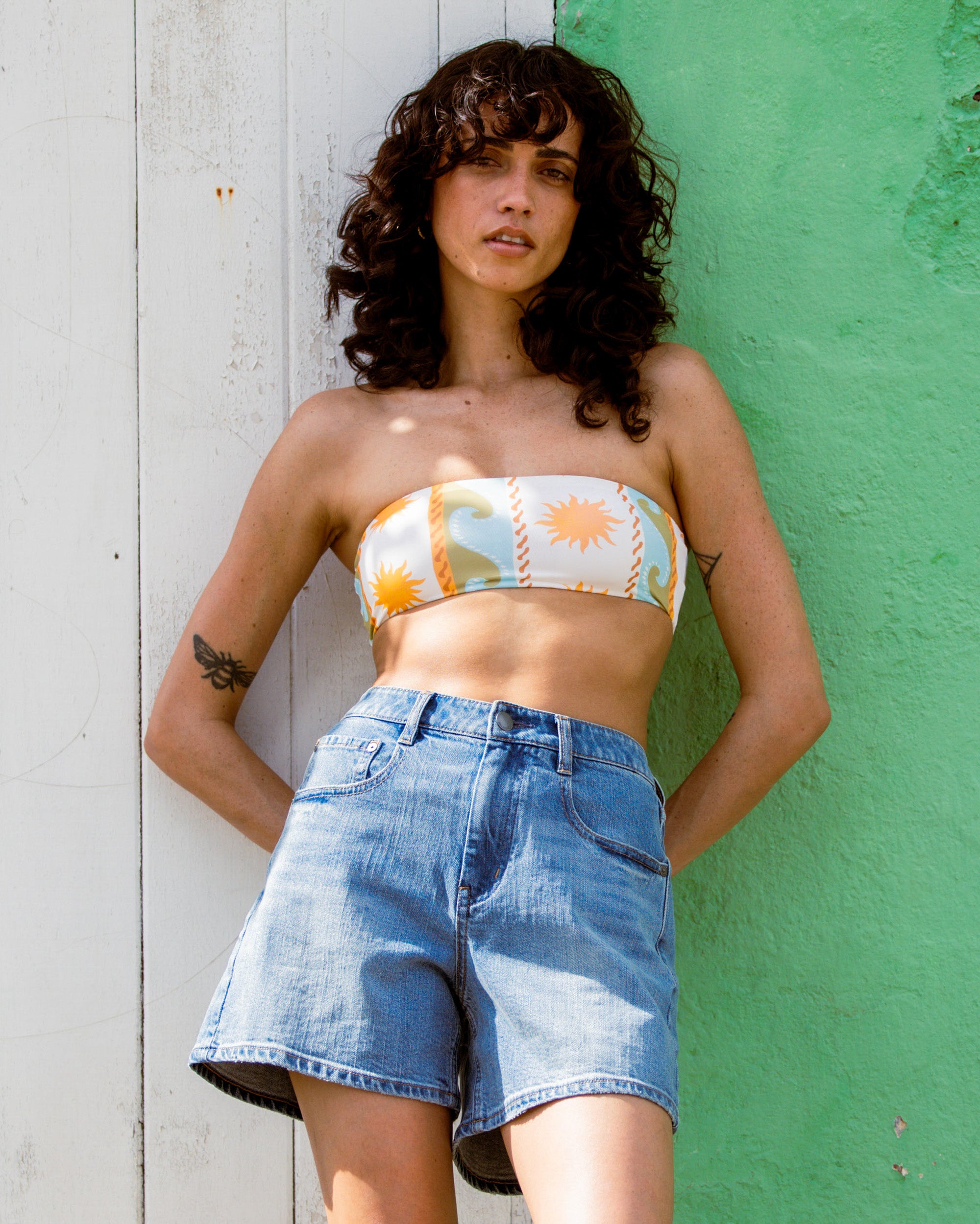 Womens Sunblind Tully Tube Bikini Top