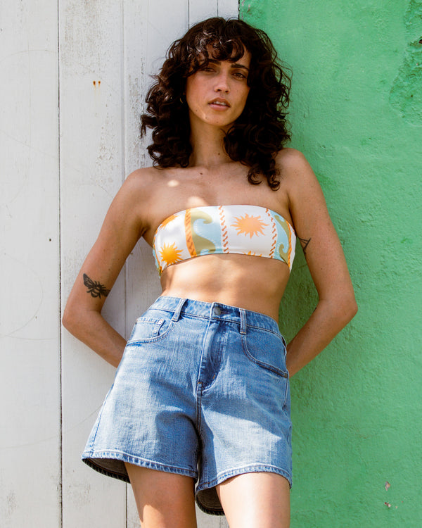 Womens Sunblind Tully Tube Bikini Top