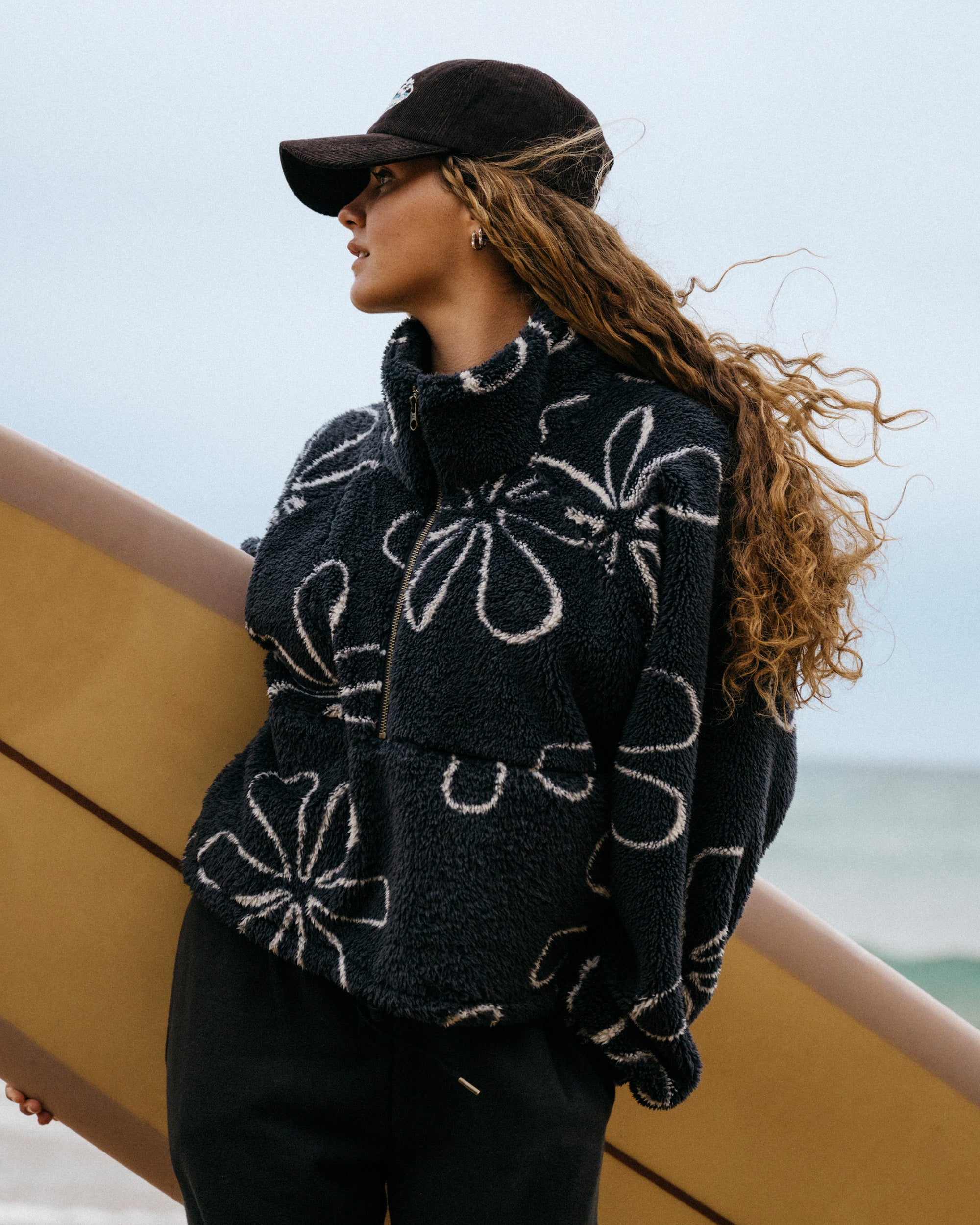Womens Good Life Half Zip Fleece Pullover