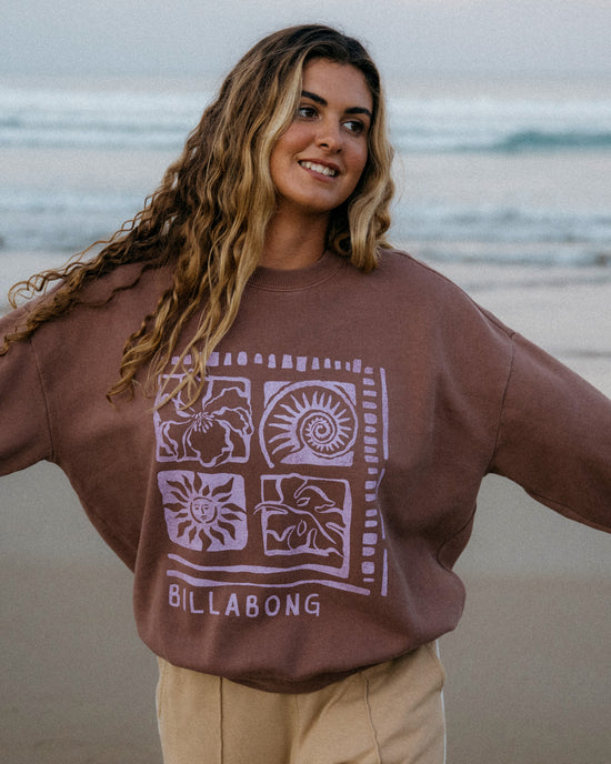 Womens Sand To Surf Crew Neck