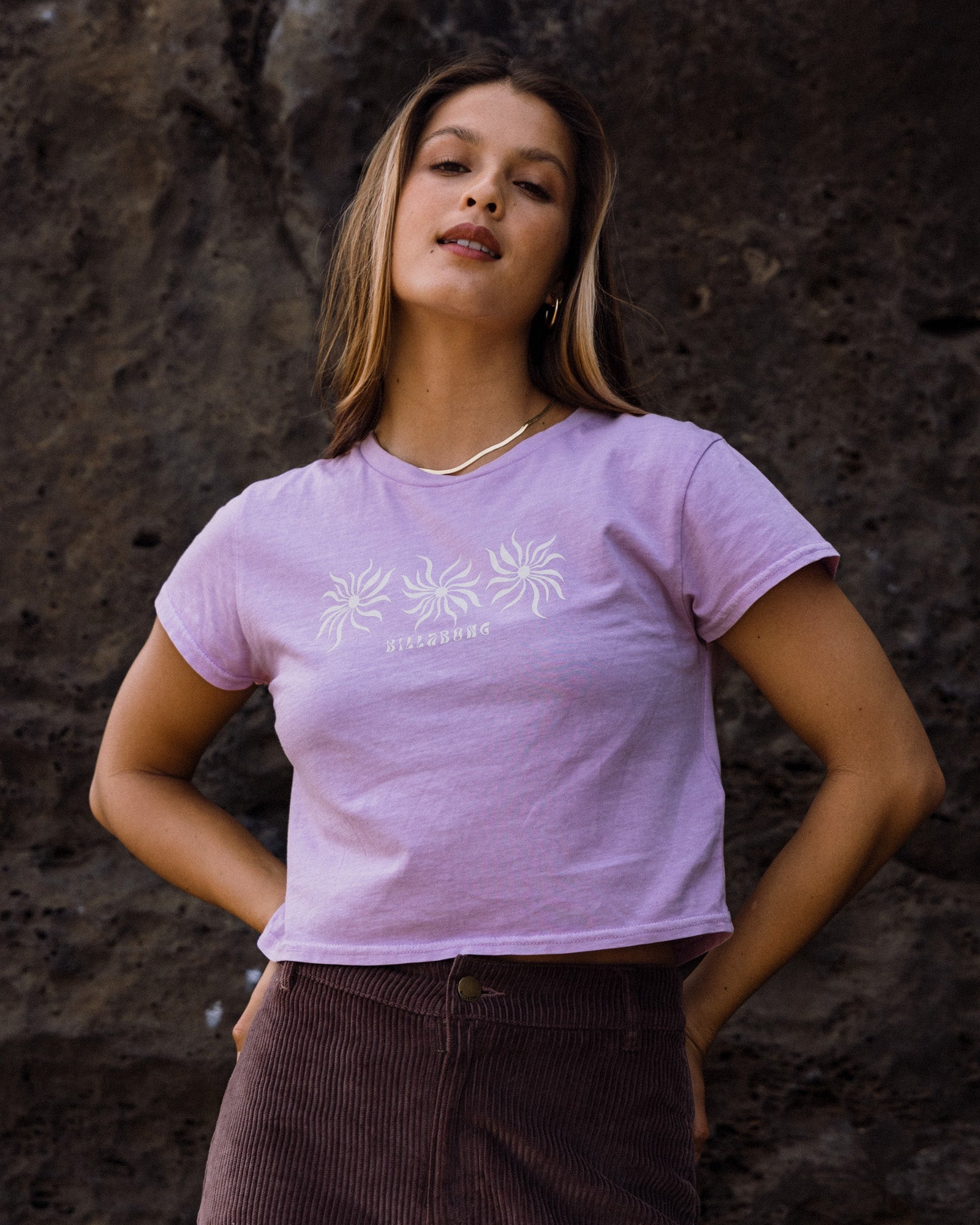 Womens Miles Away Crop T-Shirt