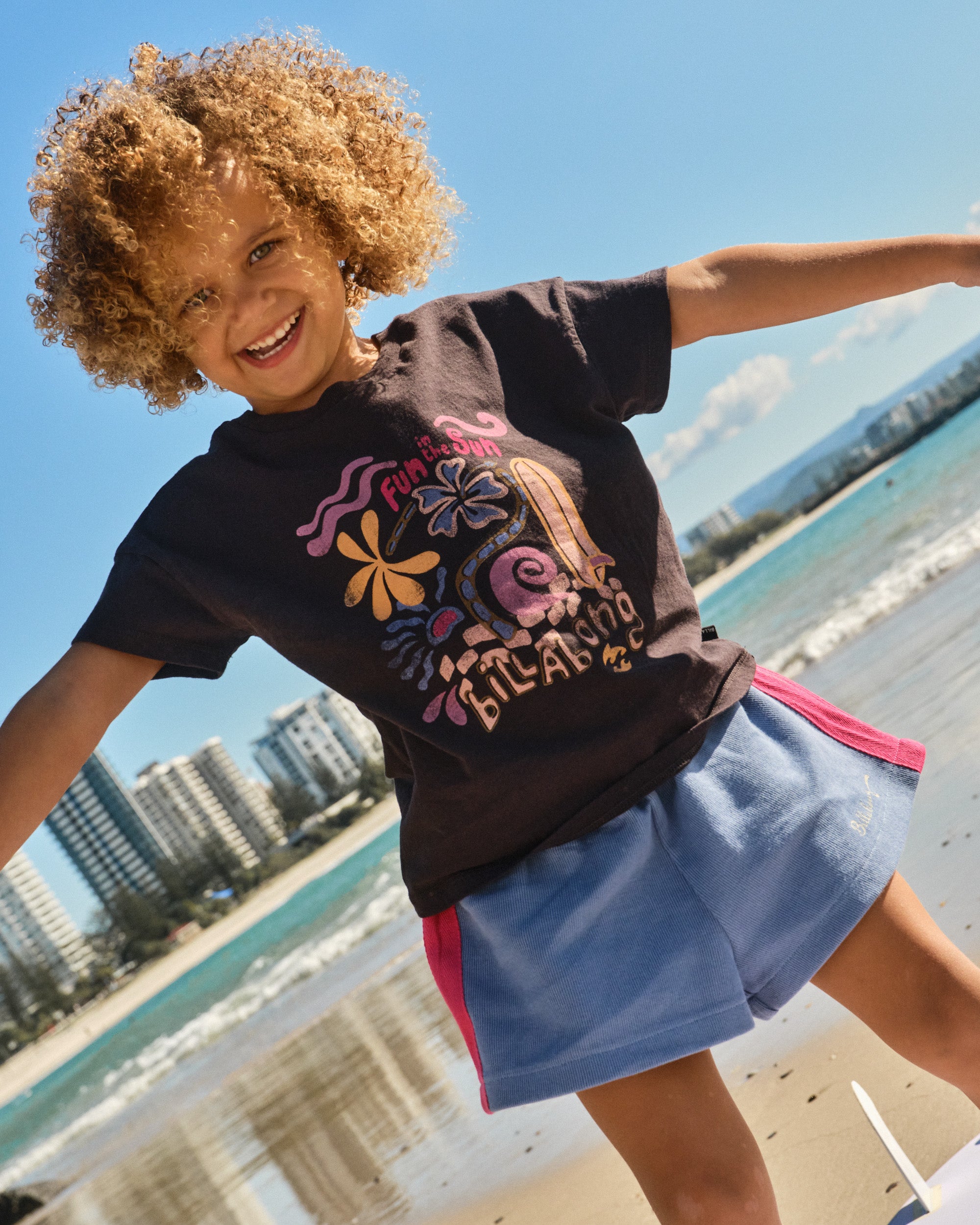 Girls 0-5 Aloha Club Olly Elastic Waist Shorts