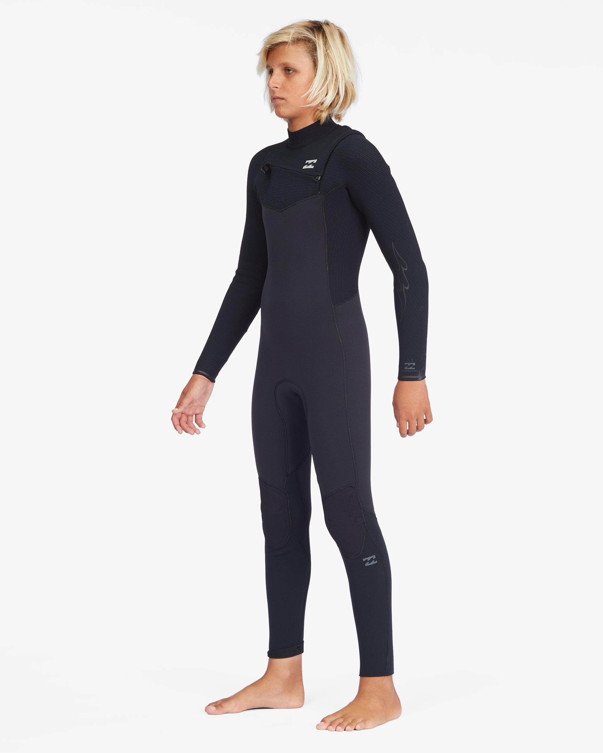 Boys 6-16 3/2mm Revolution Chest Zip Wetsuit