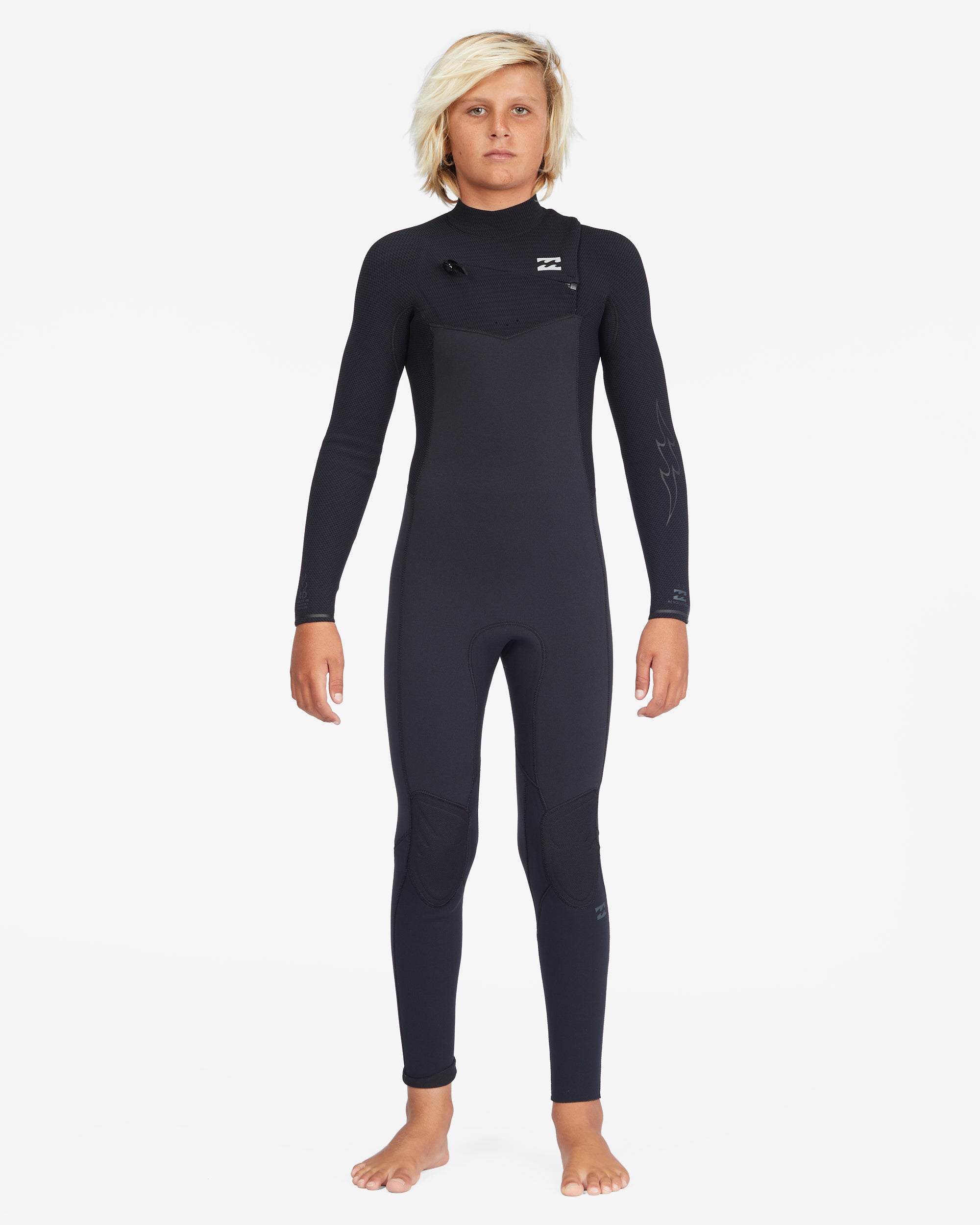 Boys 6-16 3/2mm Revolution Chest Zip Wetsuit