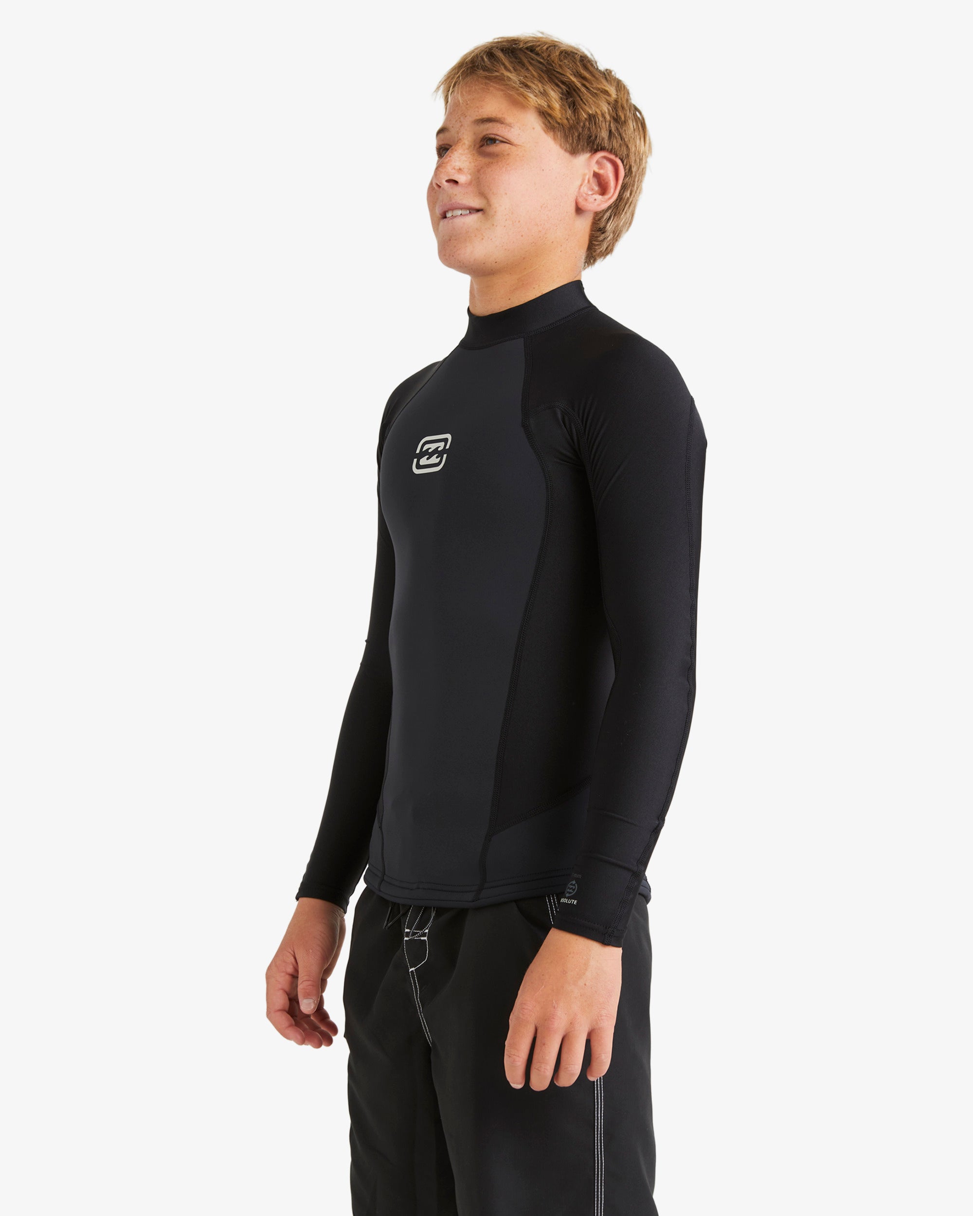 Boys 6-16 1mm Absolute Natural Poly Long Sleeve Wetsuit Top
