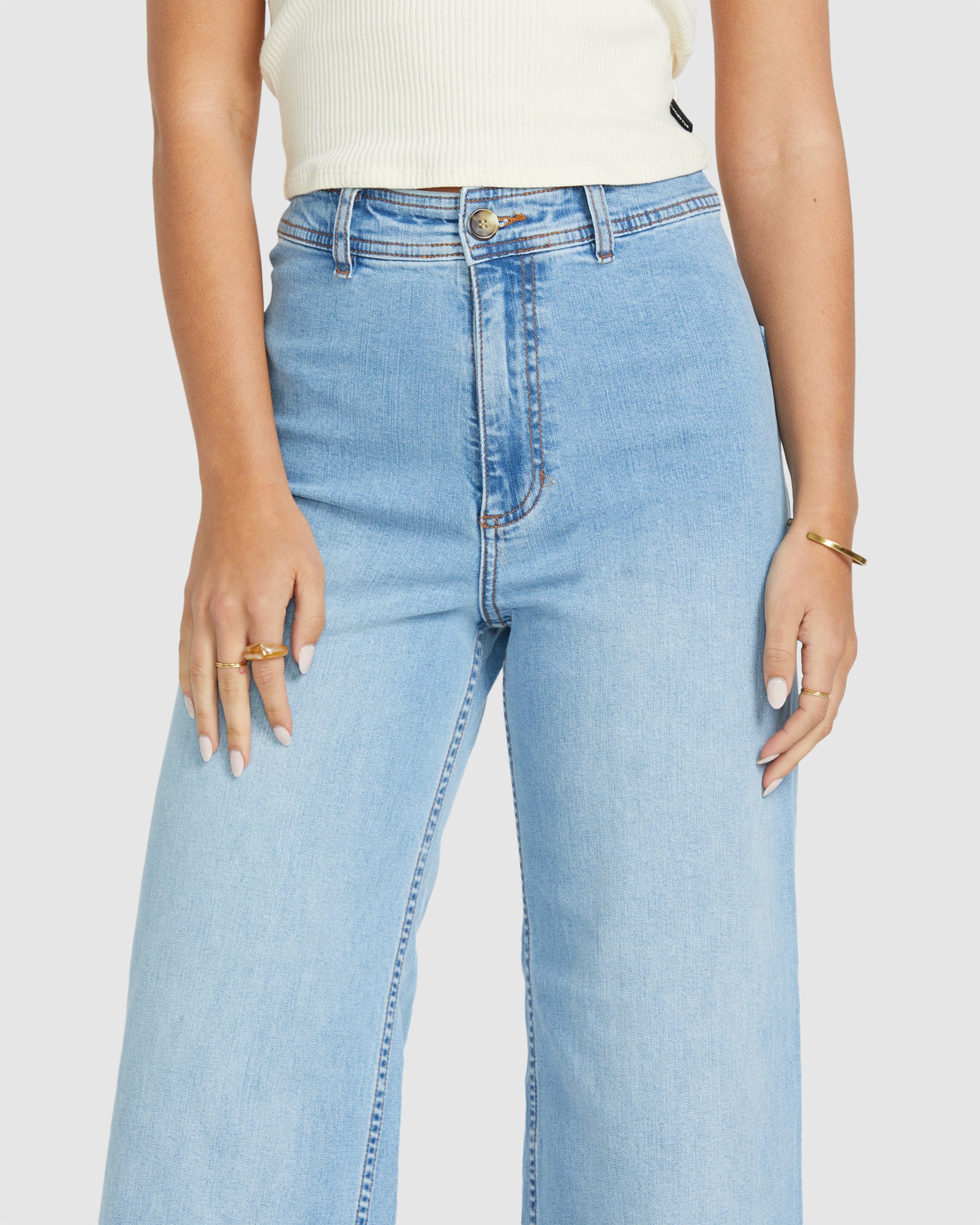 Womens Free Fall Denim Jeans