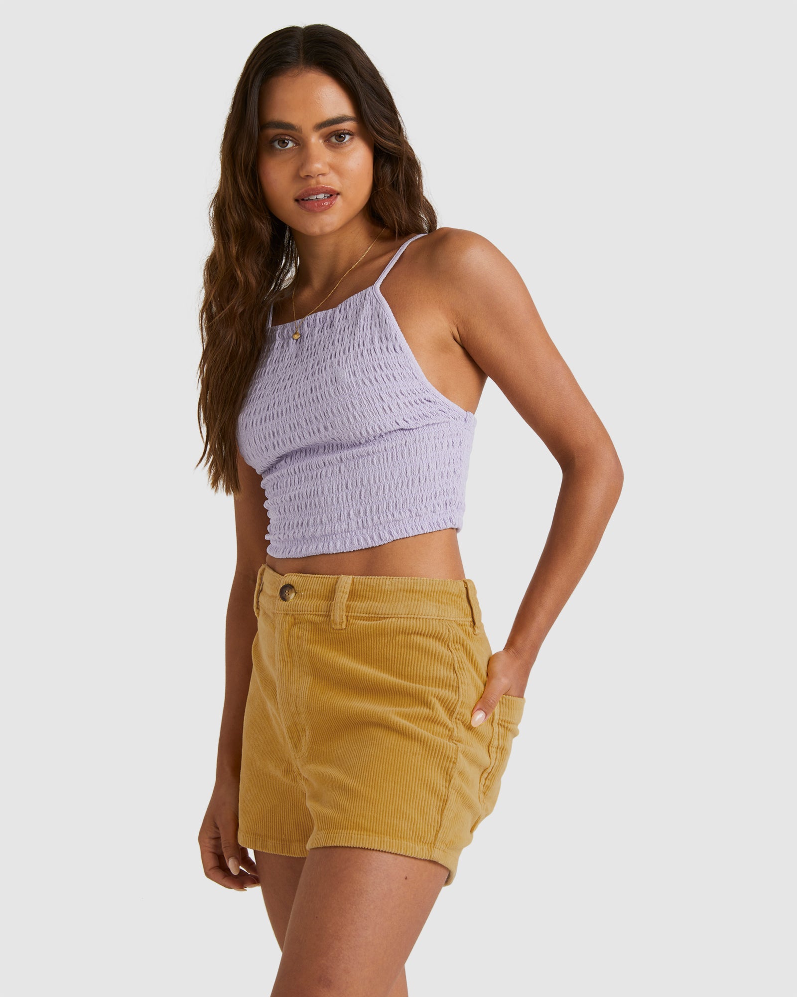 Womens Free Fall Corduroy Shorts