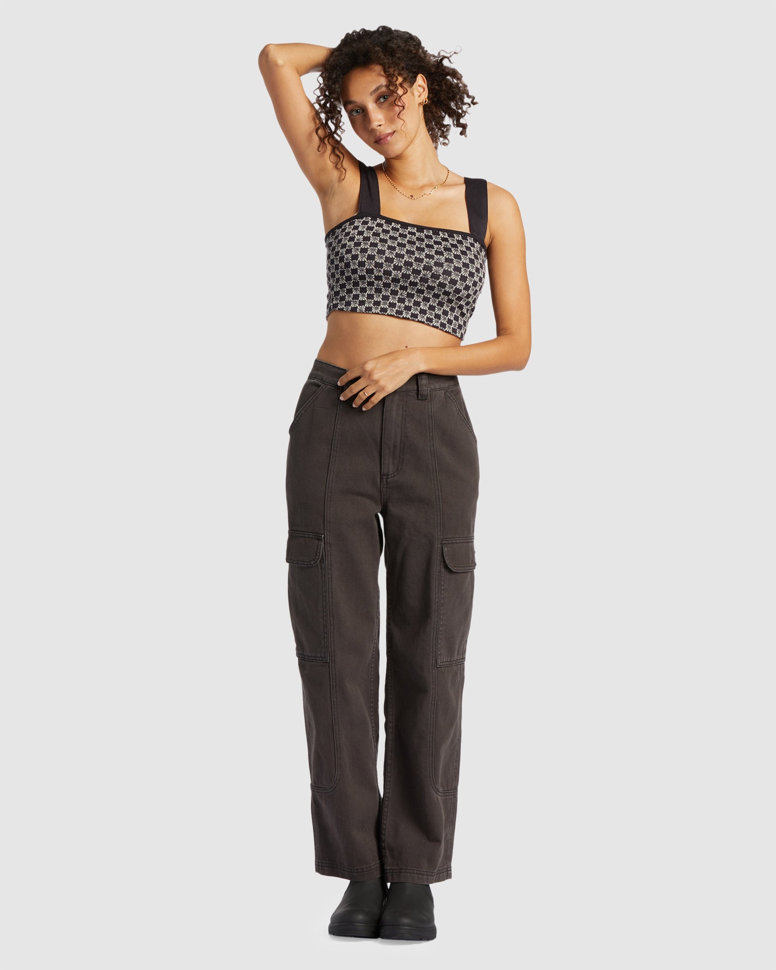 Womens Check Me Out Top