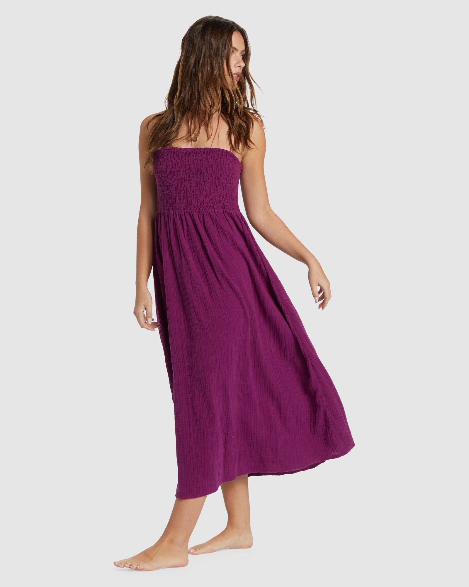 Womens Off The Coast Midi Dress