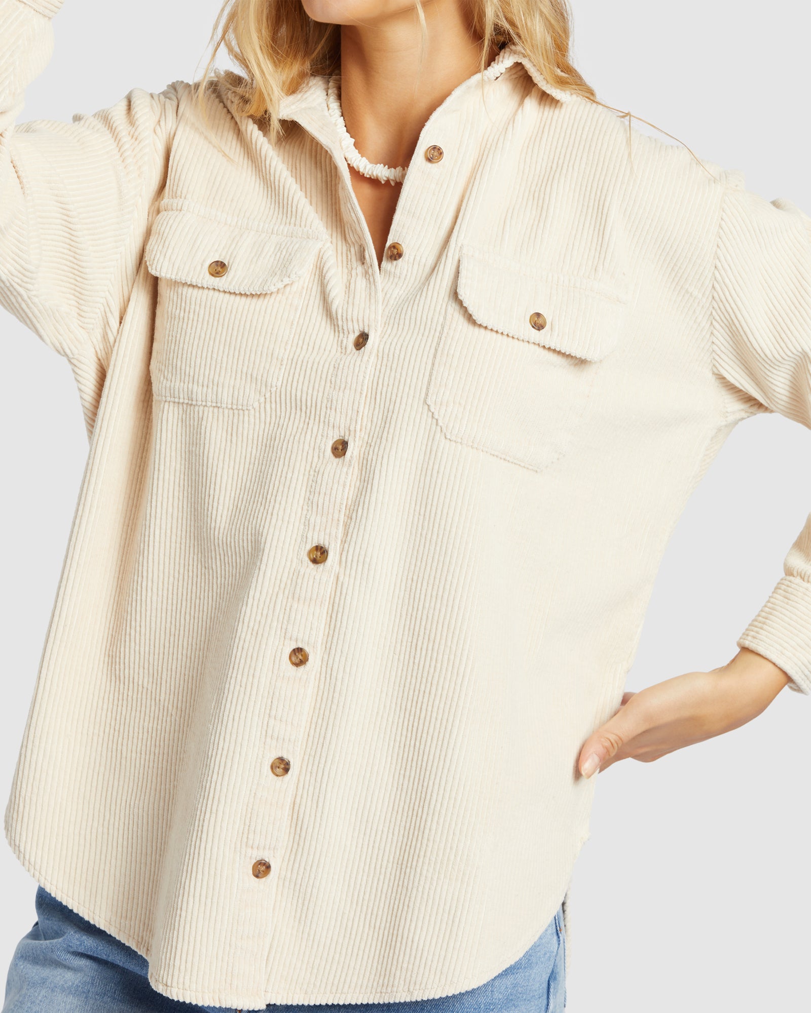 Womens So Stoked Long Sleeve Shirt