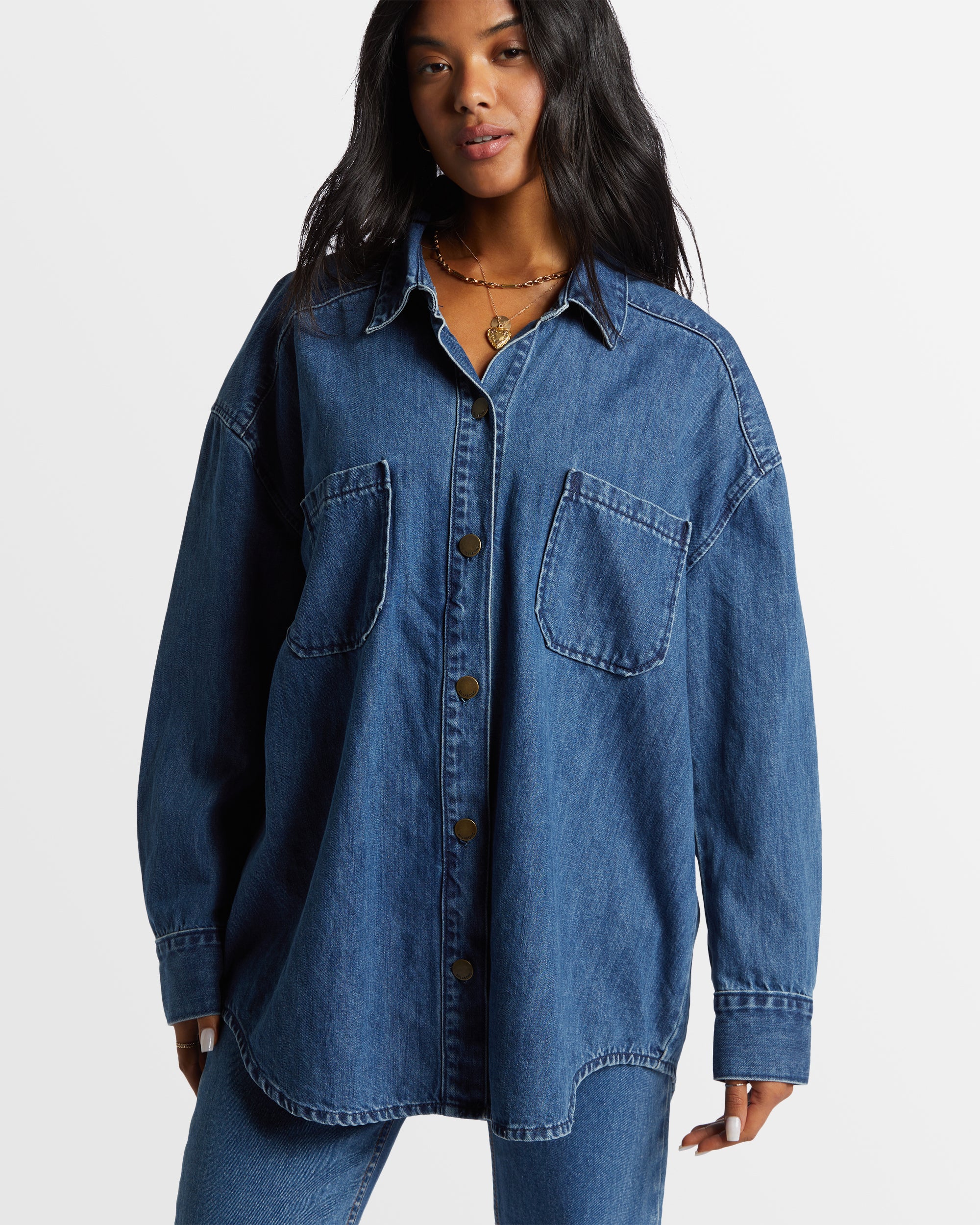 Womens Deep Sea Shacket