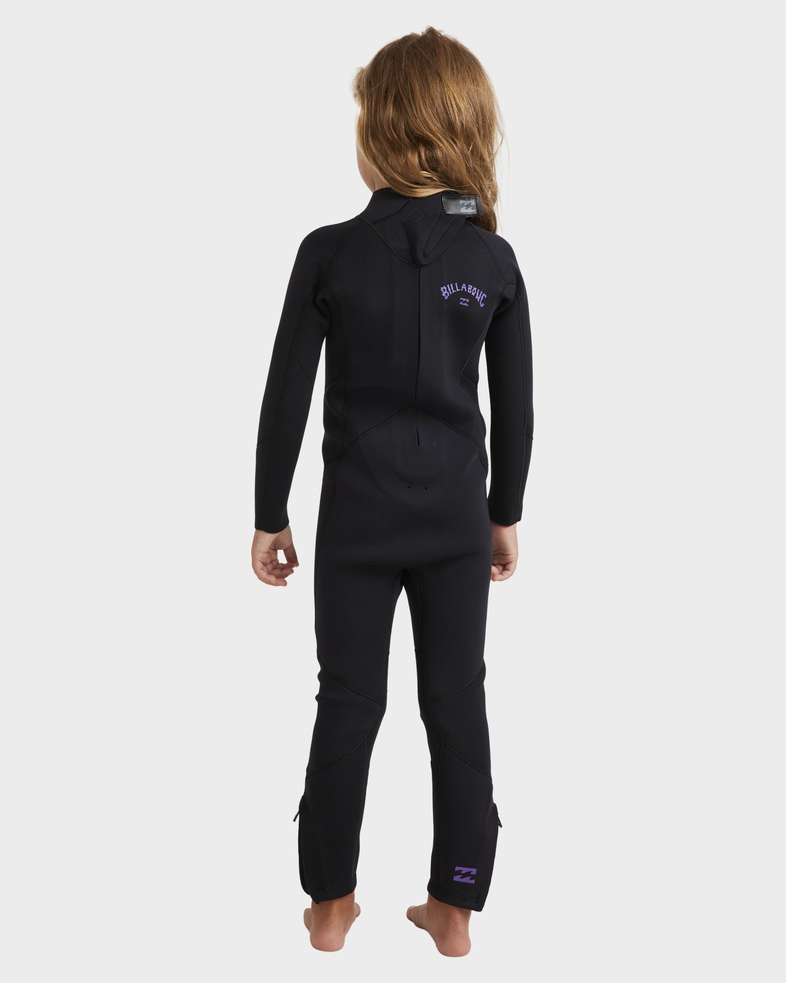 Girls 2-6 3/2mm Foil Back Zip Steamer Wetsuit