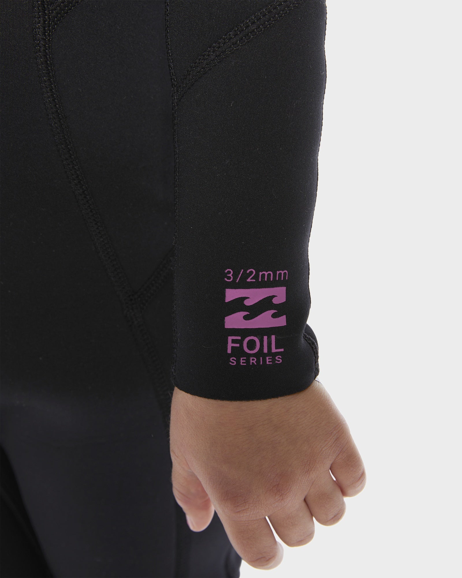 Girls 2-6 3/2mm Foil Back Zip Steamer Wetsuit