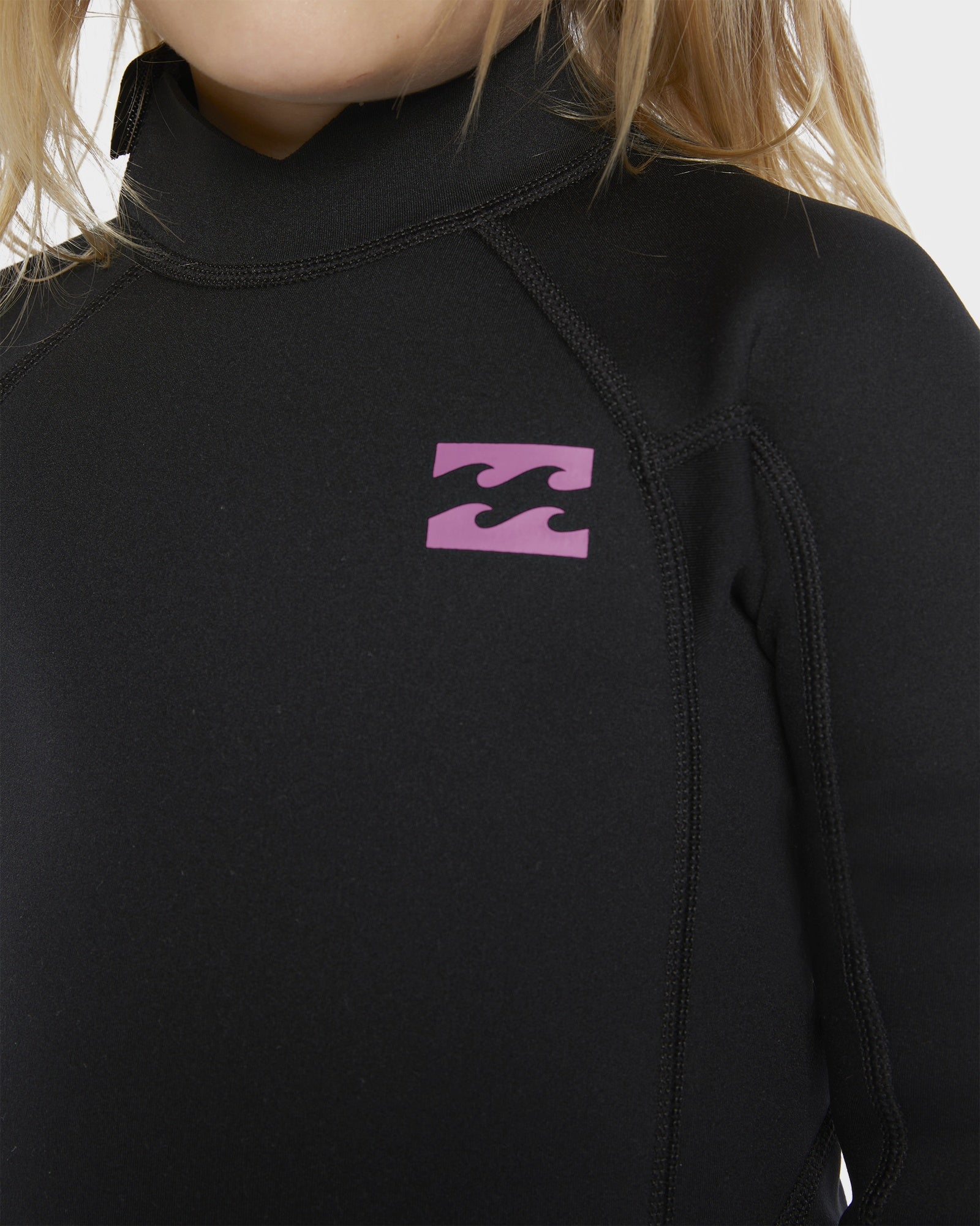 Girls 2-6 3/2mm Foil Back Zip Steamer Wetsuit