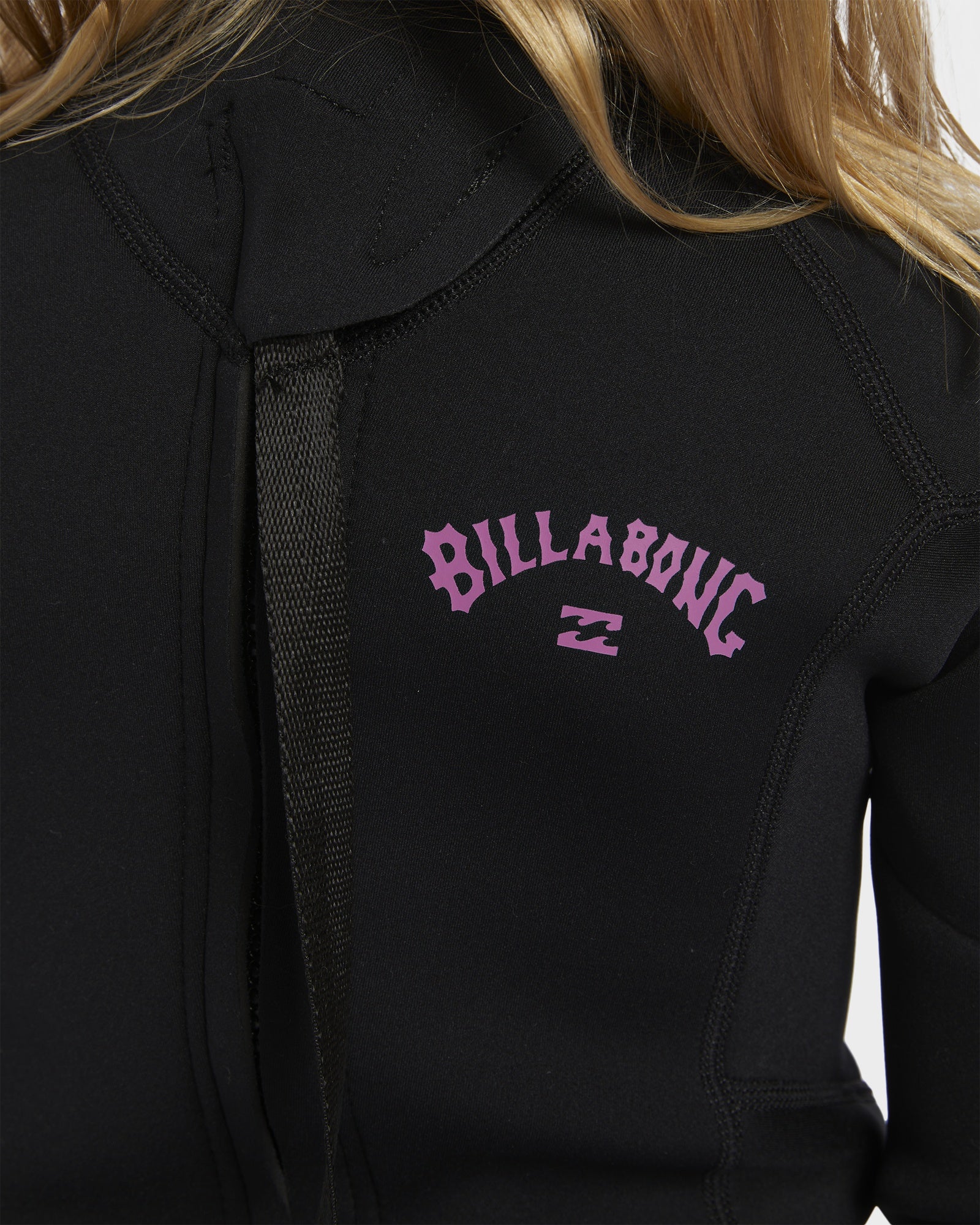 Girls 2-6 3/2mm Foil Back Zip Steamer Wetsuit