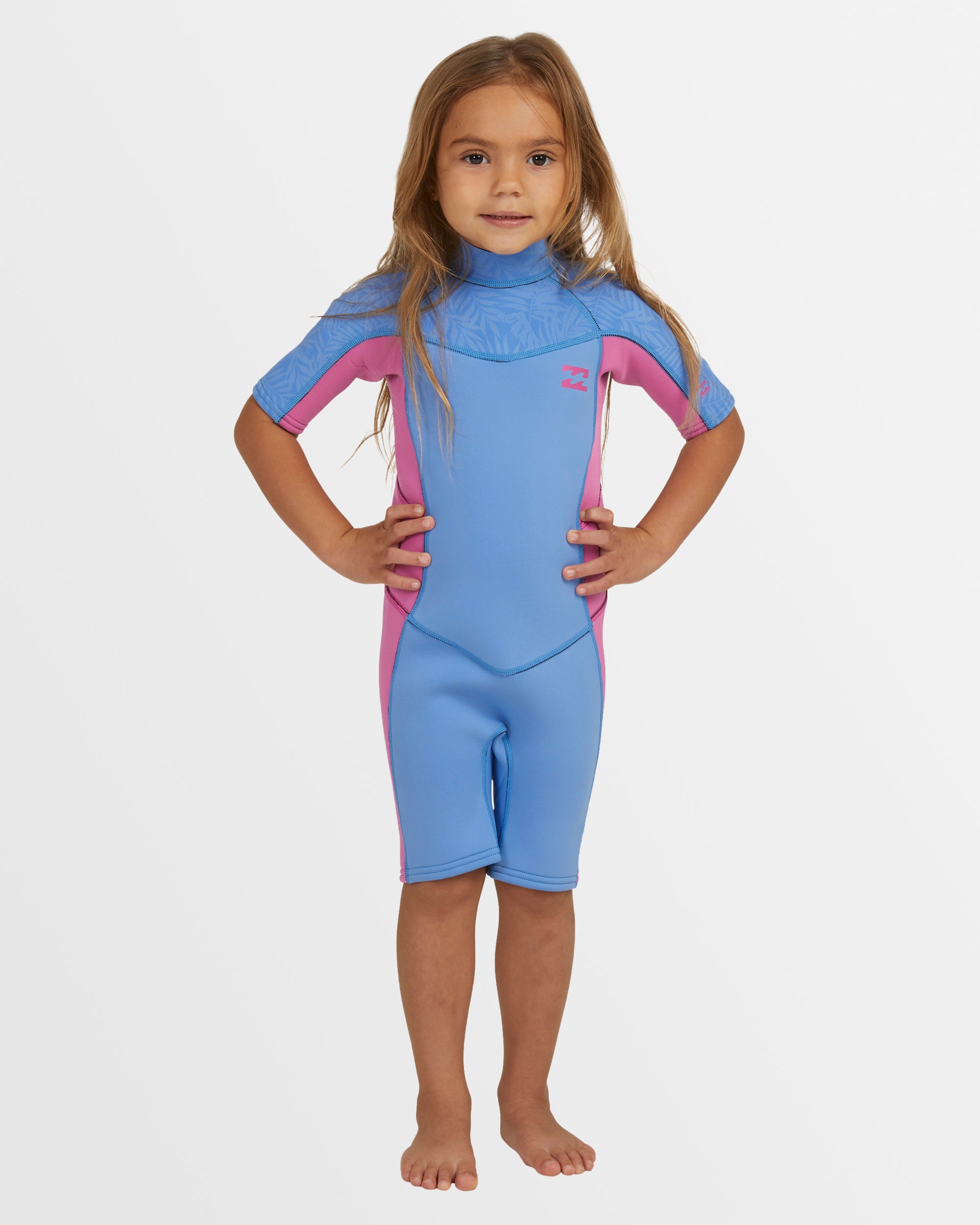 Girls 2-6 2/2mm Synergy Back Zip Springsuit