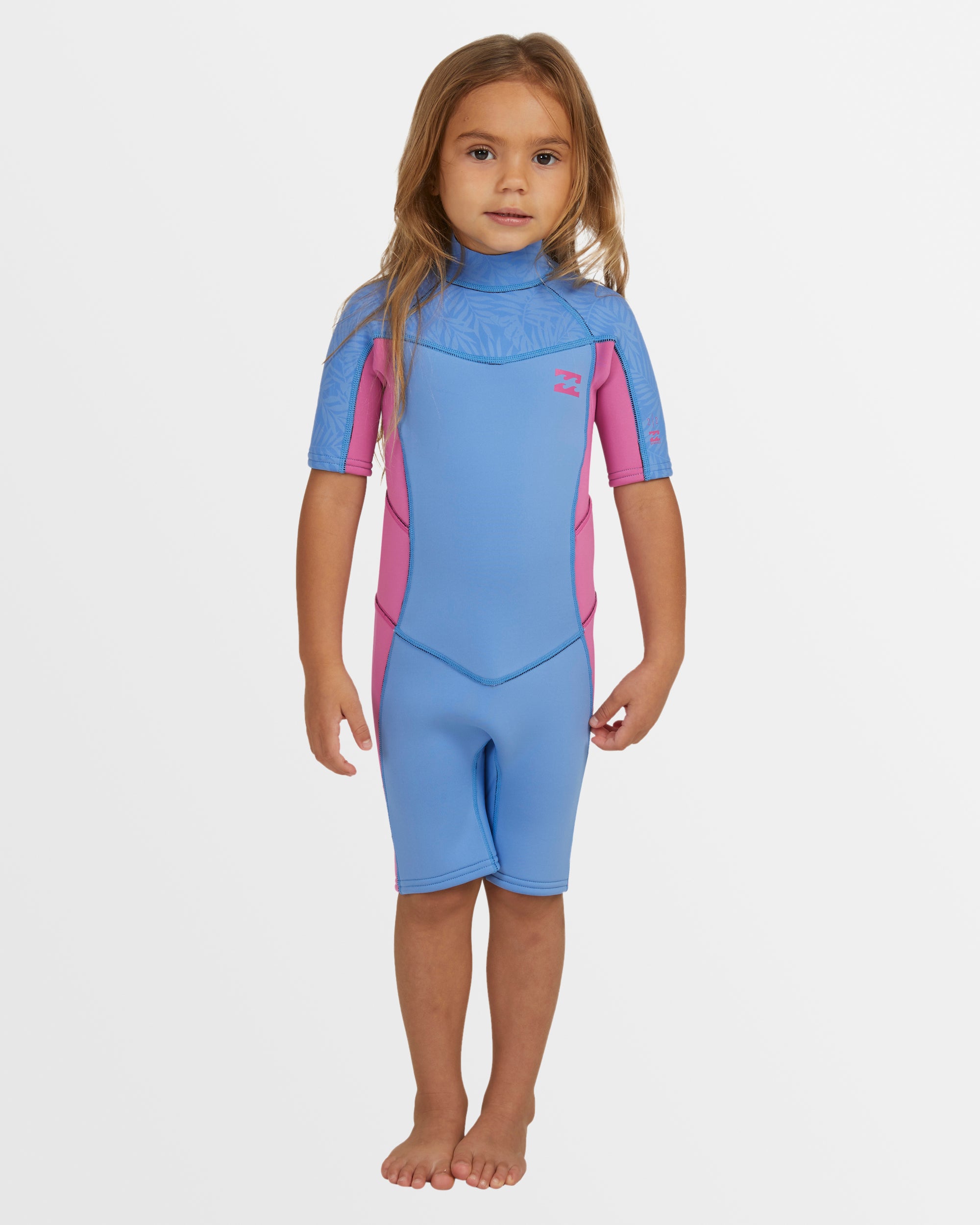Girls 2-6 2/2mm Synergy Back Zip Springsuit