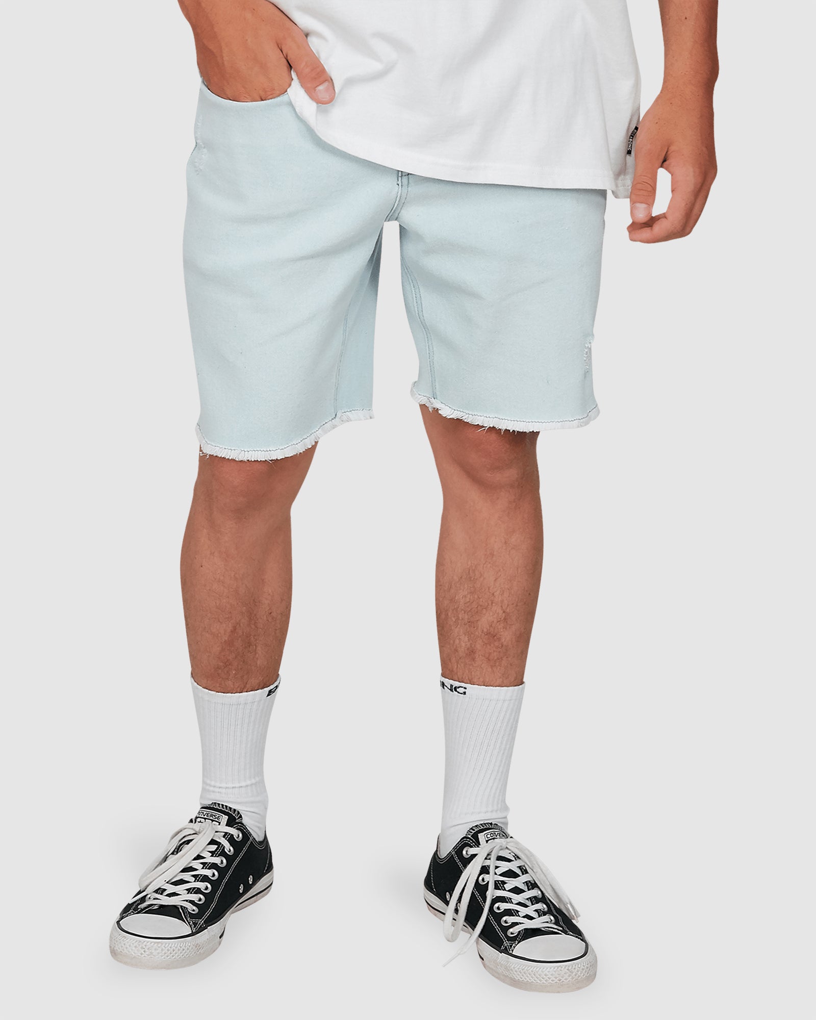 Mens Outsider Denim Shorts