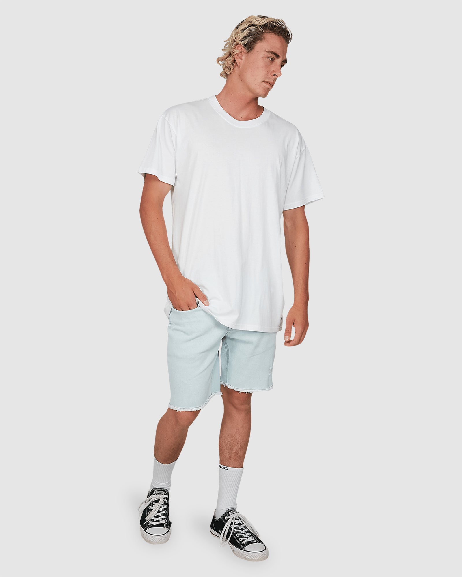 Mens Outsider Denim Shorts