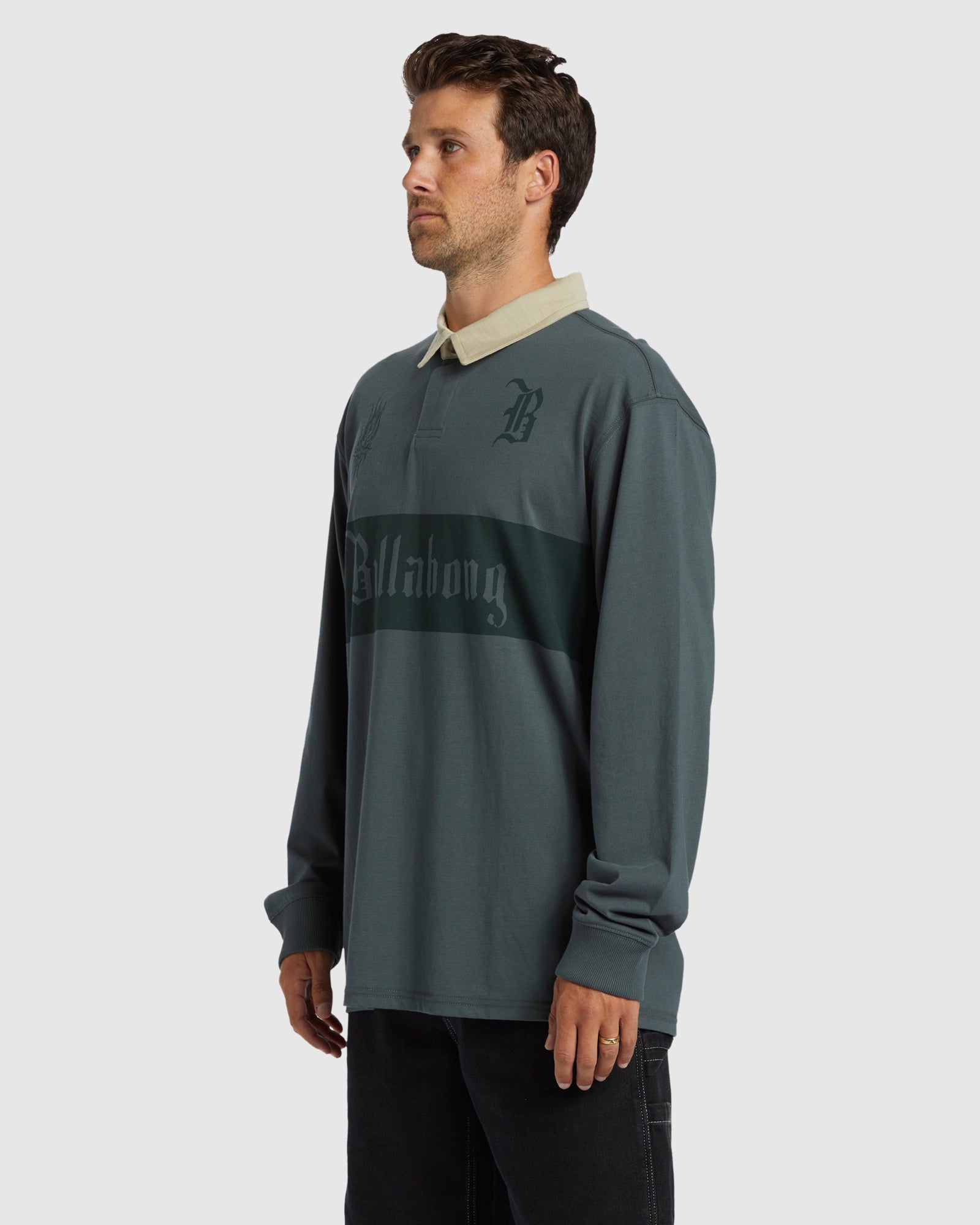 Mens Immortal Rugby Polo Long Sleeve Shirt