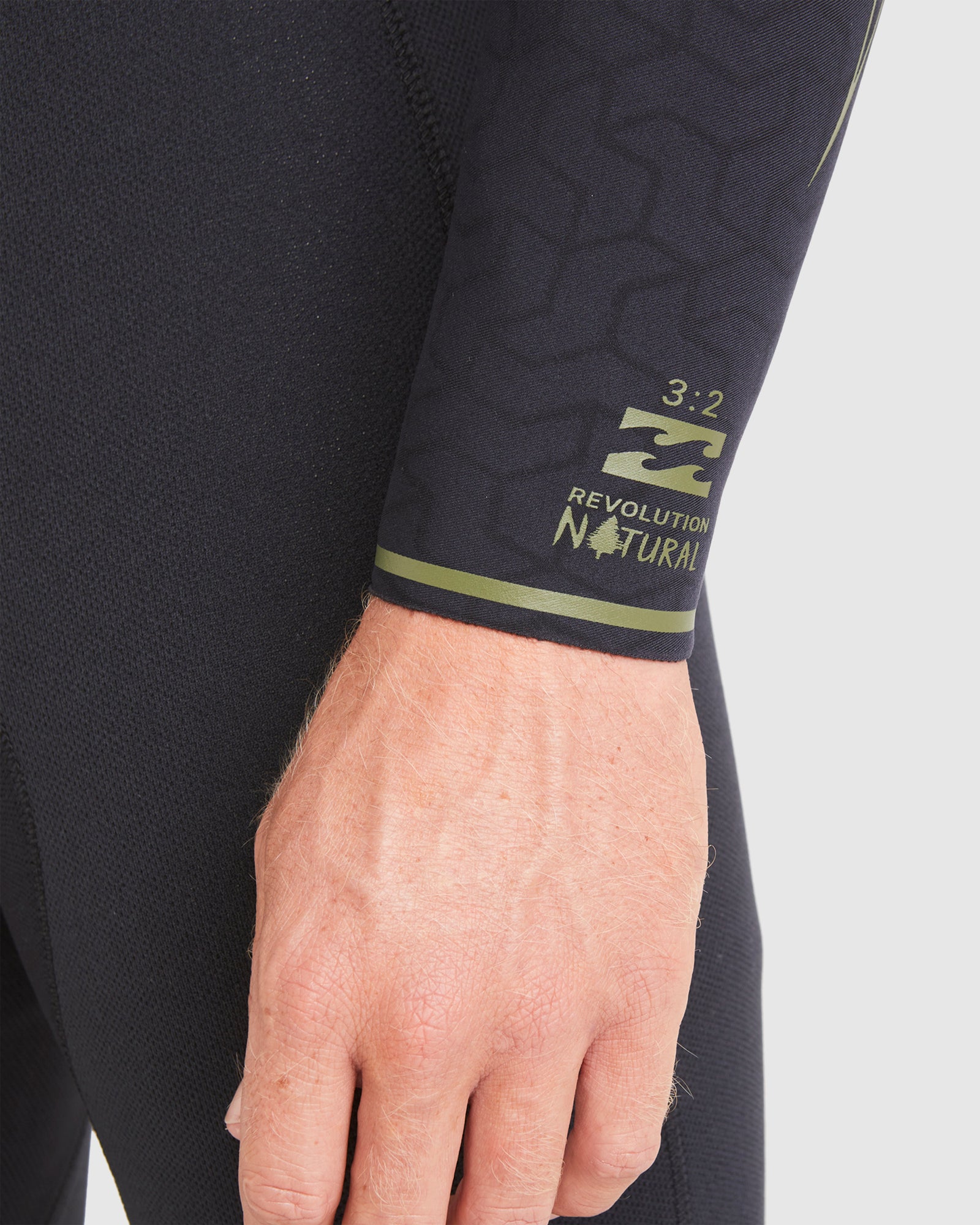 Mens 3/2mm Revolution Natural Zipperless Steamer Wetsuit