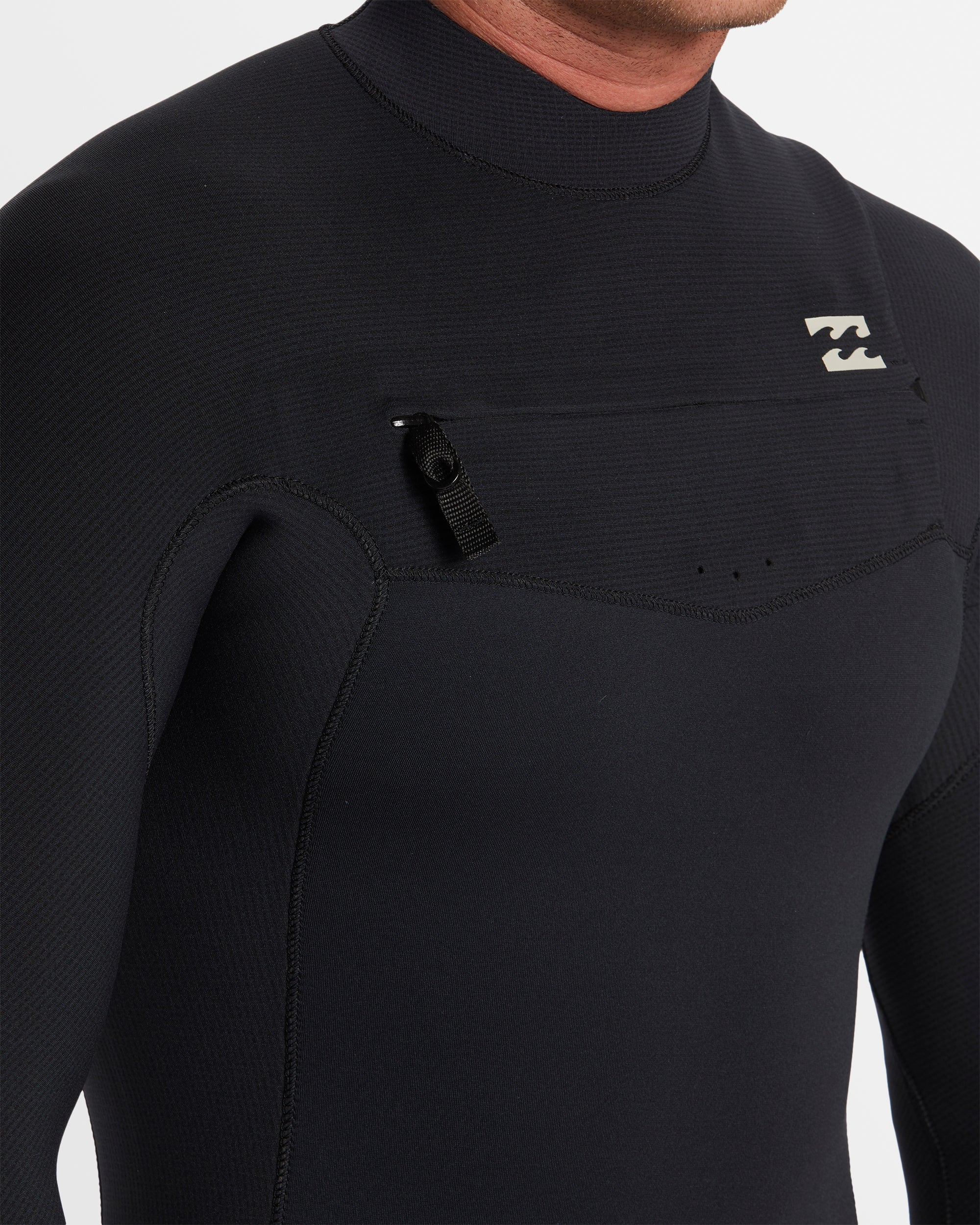 Mens 3/2mm Revolution Natural Chest Zip Wetsuit