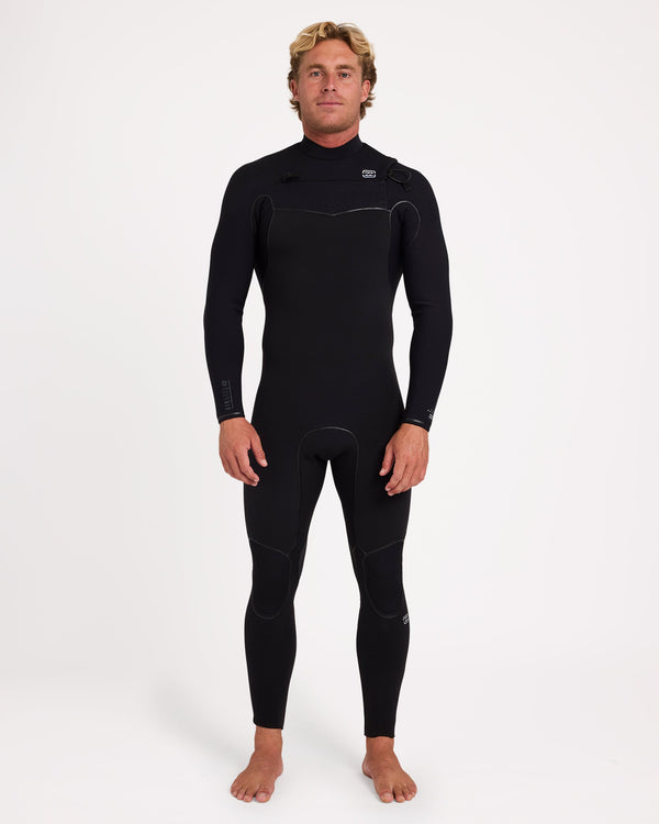 Mens 3/2 mm Furnace Pro Series Chest Zip Steamer Wetsuit
