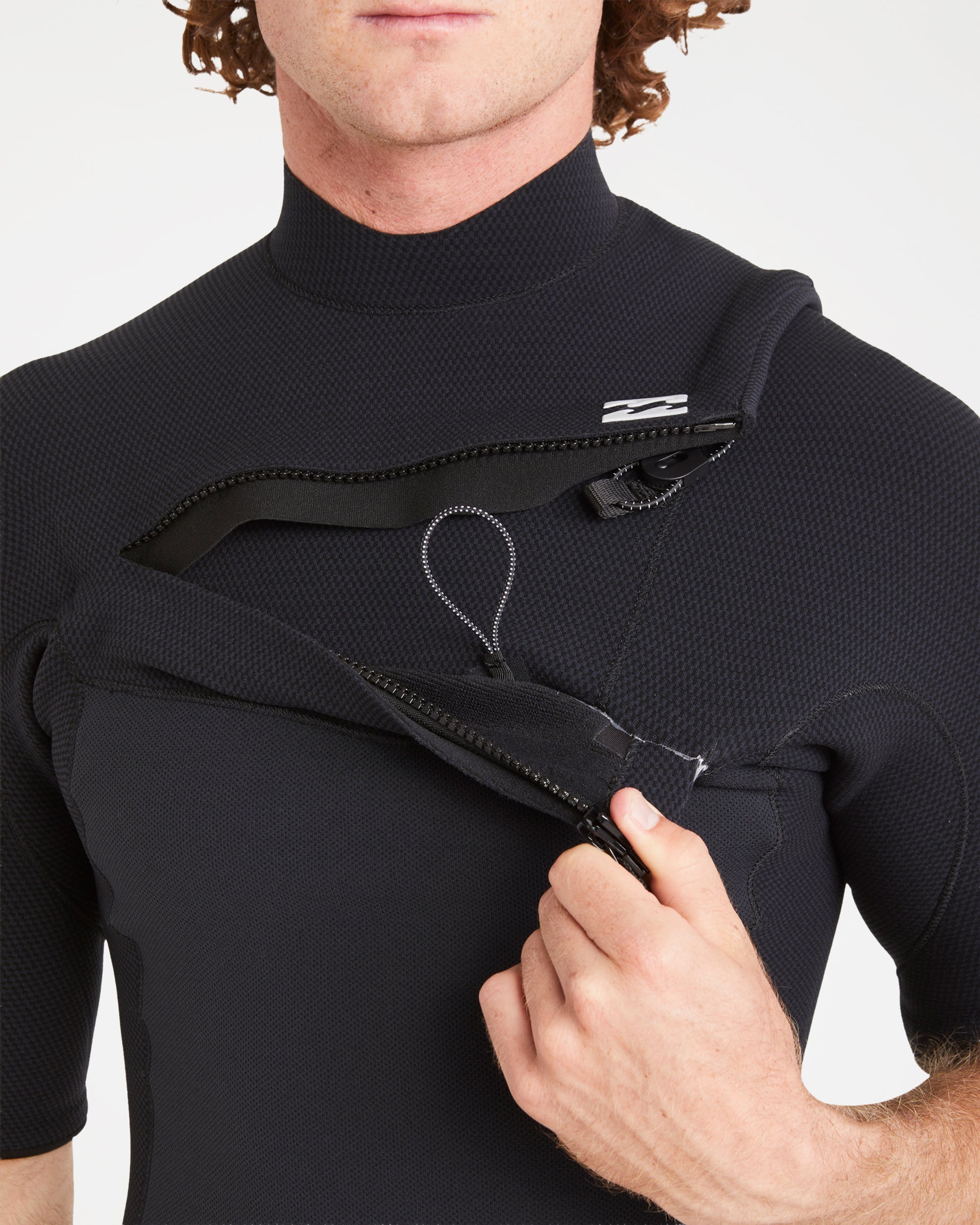 Mens 2/2mm Revo Natural Chest Zip Short Sleeve Fullsuit