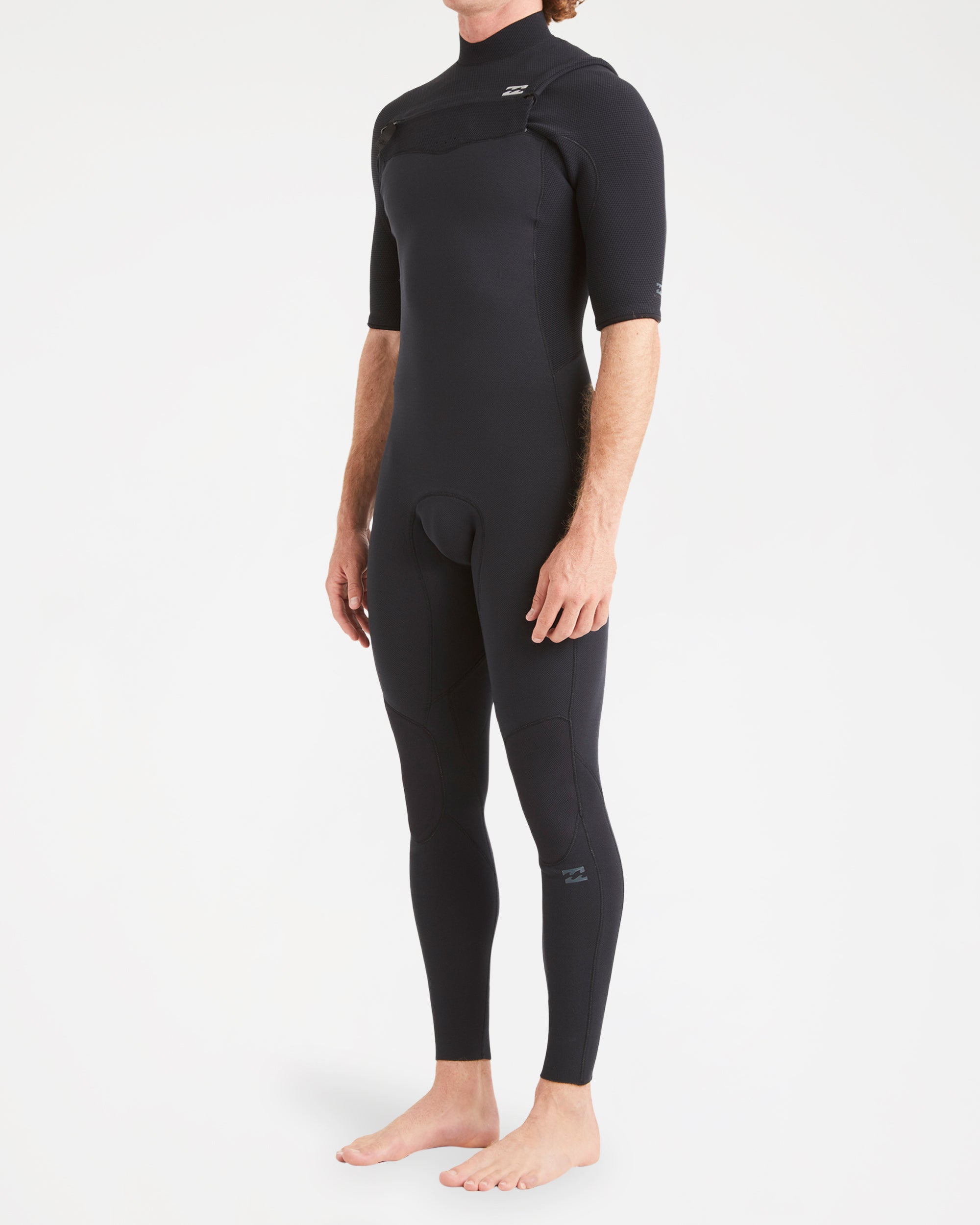 Mens 2/2mm Revo Natural Chest Zip Short Sleeve Fullsuit