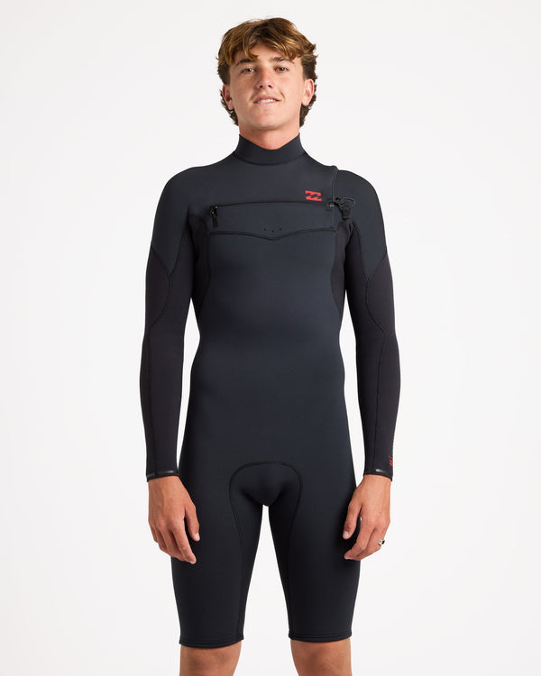 Mens 2/2 mm Absolute Ultra Chest Zip Long Sleeve Springsuit