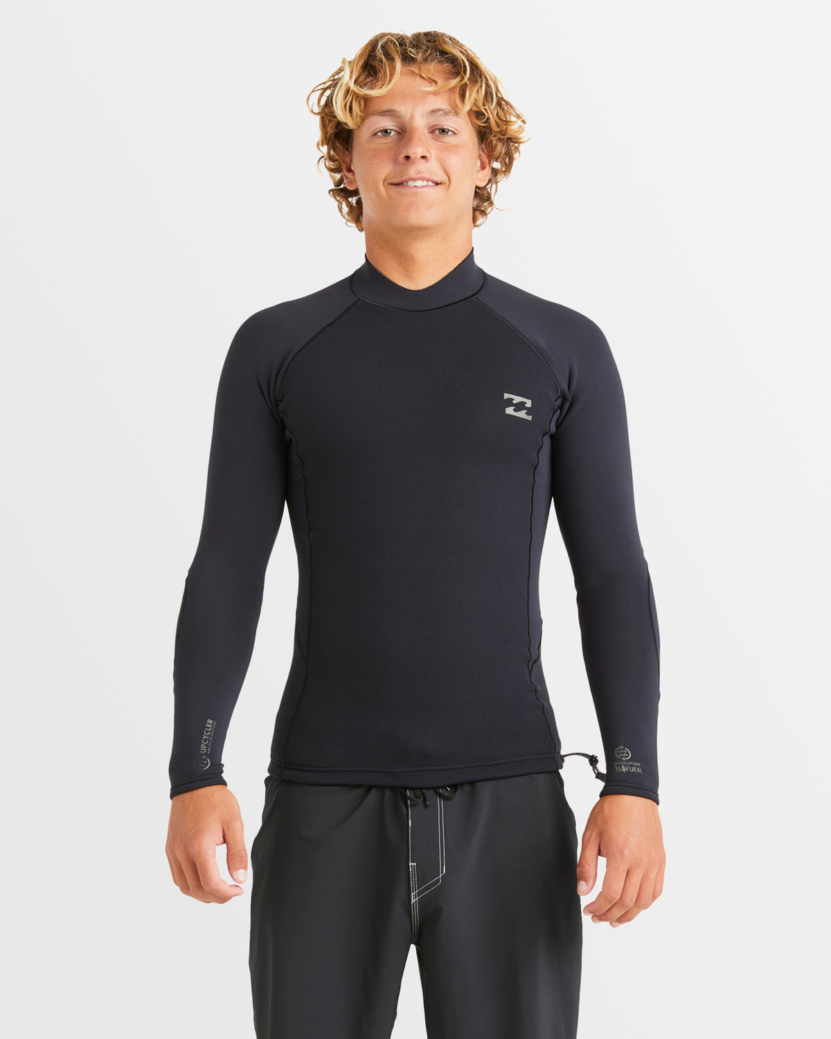Mens 1/1 mm Revolution Natural Zipless Wetsuit Jacket – Black ...