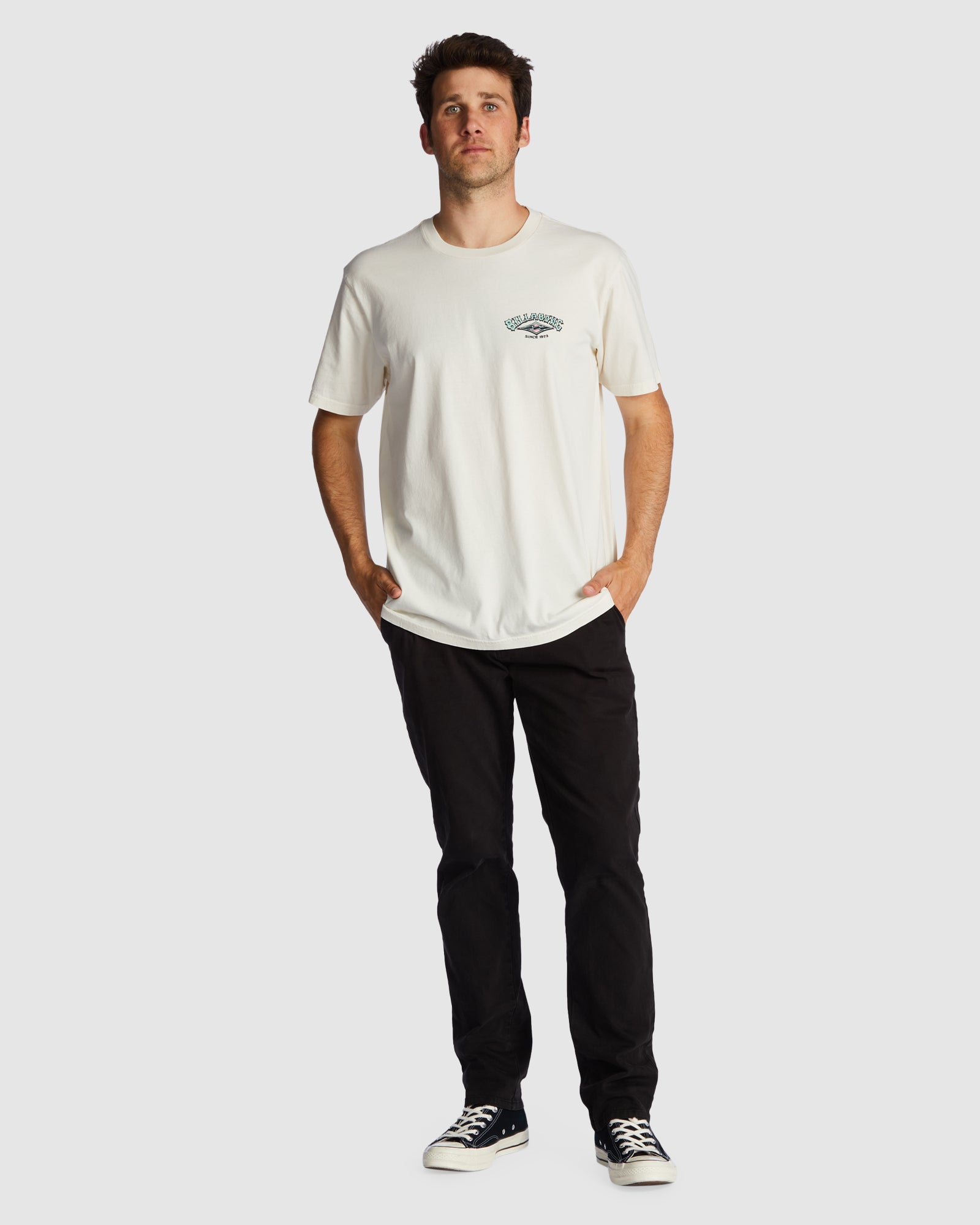 Mens Arch Wave Washed T-Shirt