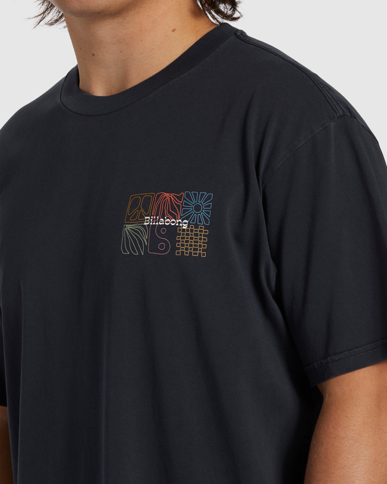 Mens Reflections Wave Wash T-Shirt