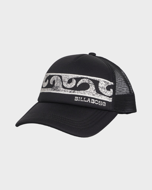 Girls Wave Fade Trucker Cap