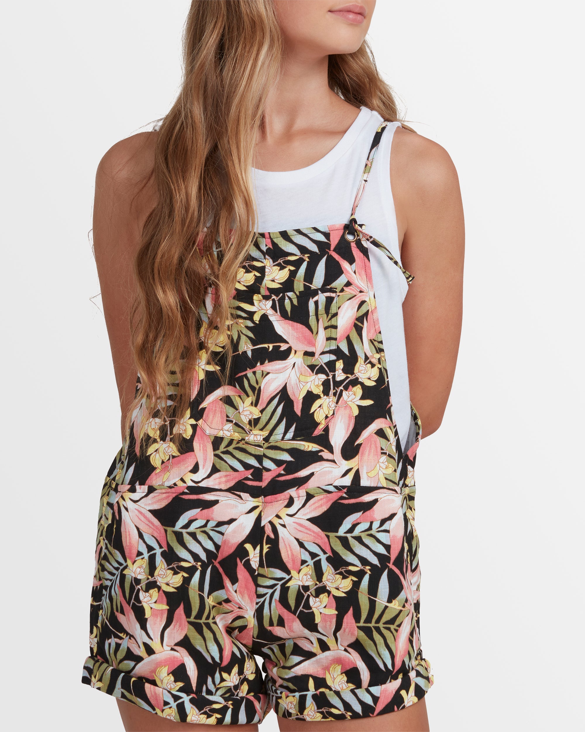 Girls 4-14 Love Palms Montana Playsuit