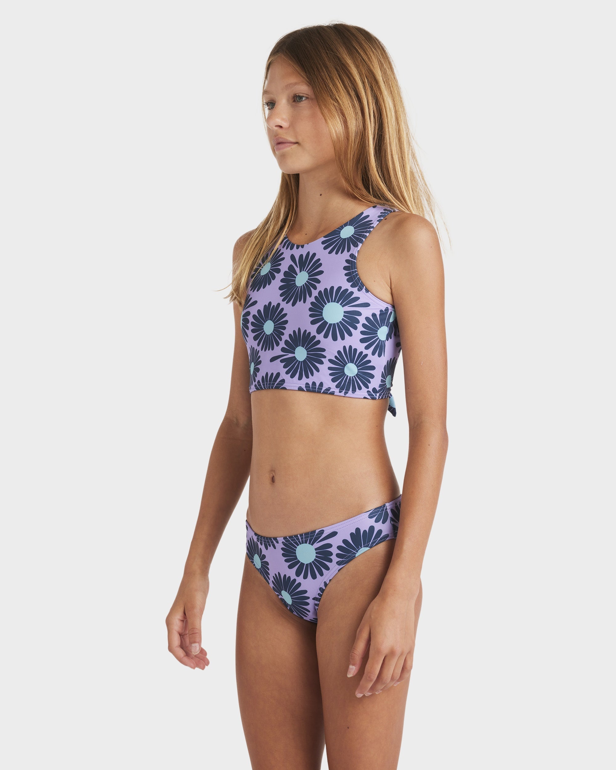 Girls 6-14 Fresh Daze High Neck Bikini Set