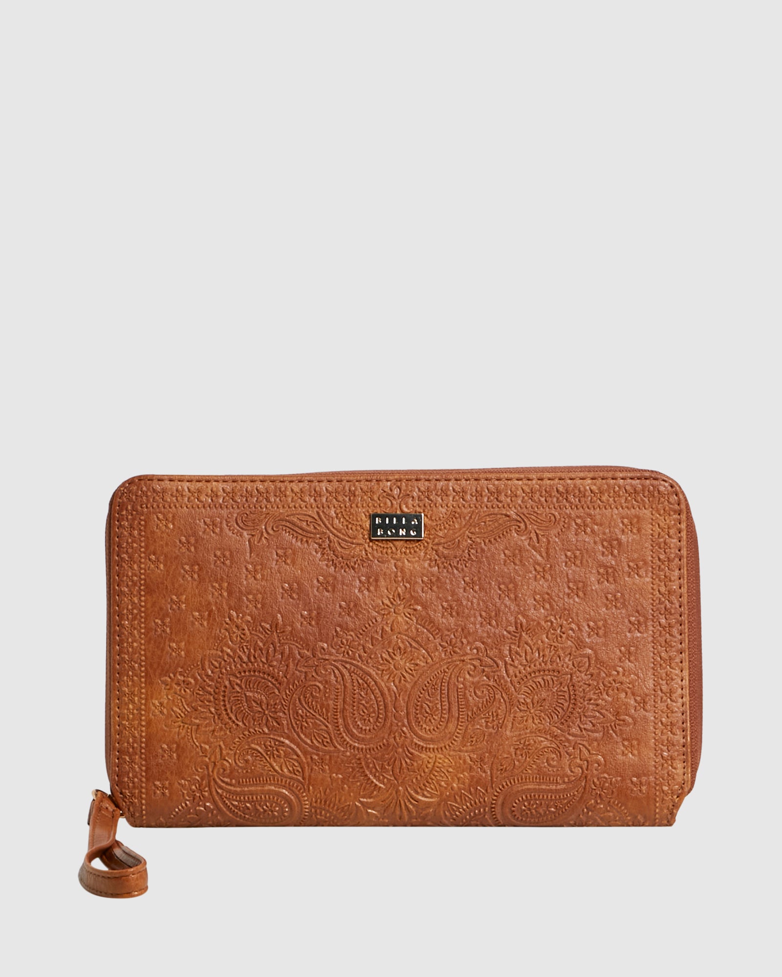 Womens Womens Bandana Mandala Travel Leather Wallet