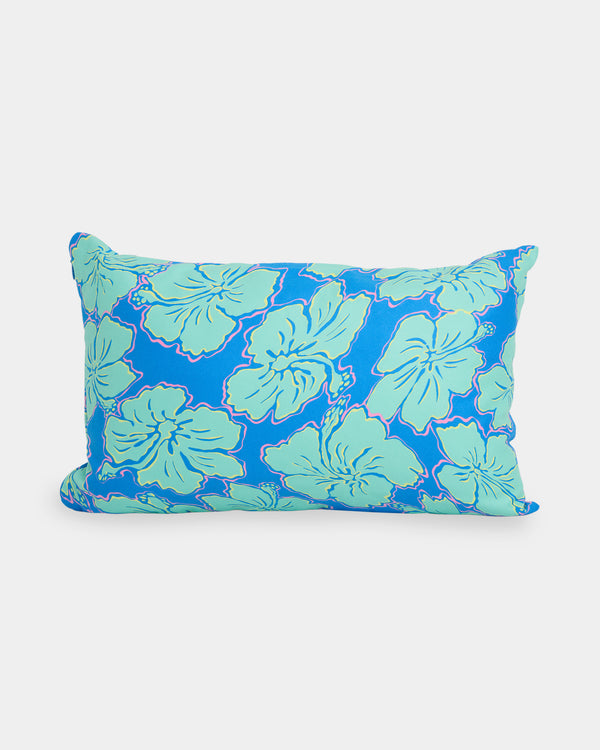 Womens Happy Hibiscus Beach Pillow