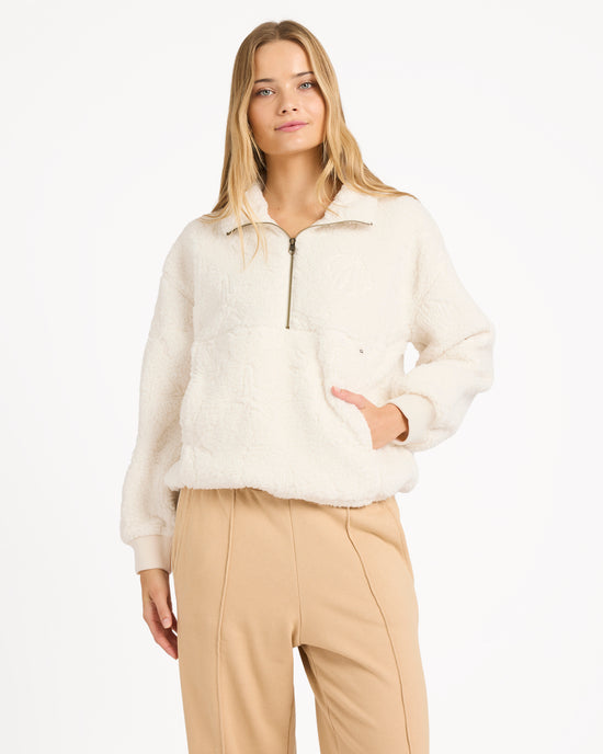 Womens Rising Tides Half Zip Fleece Pullover
