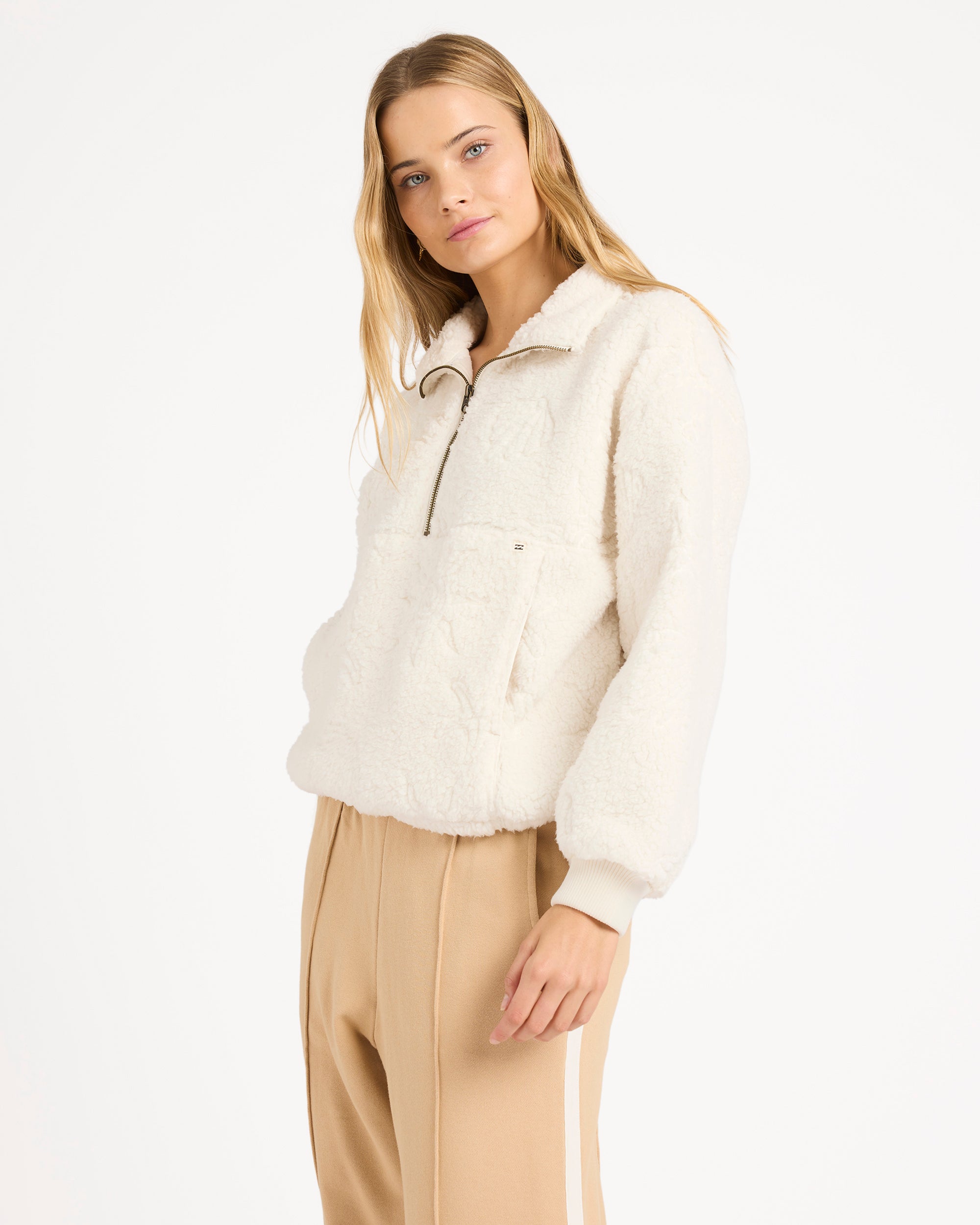 Womens Rising Tides Half Zip Fleece Pullover