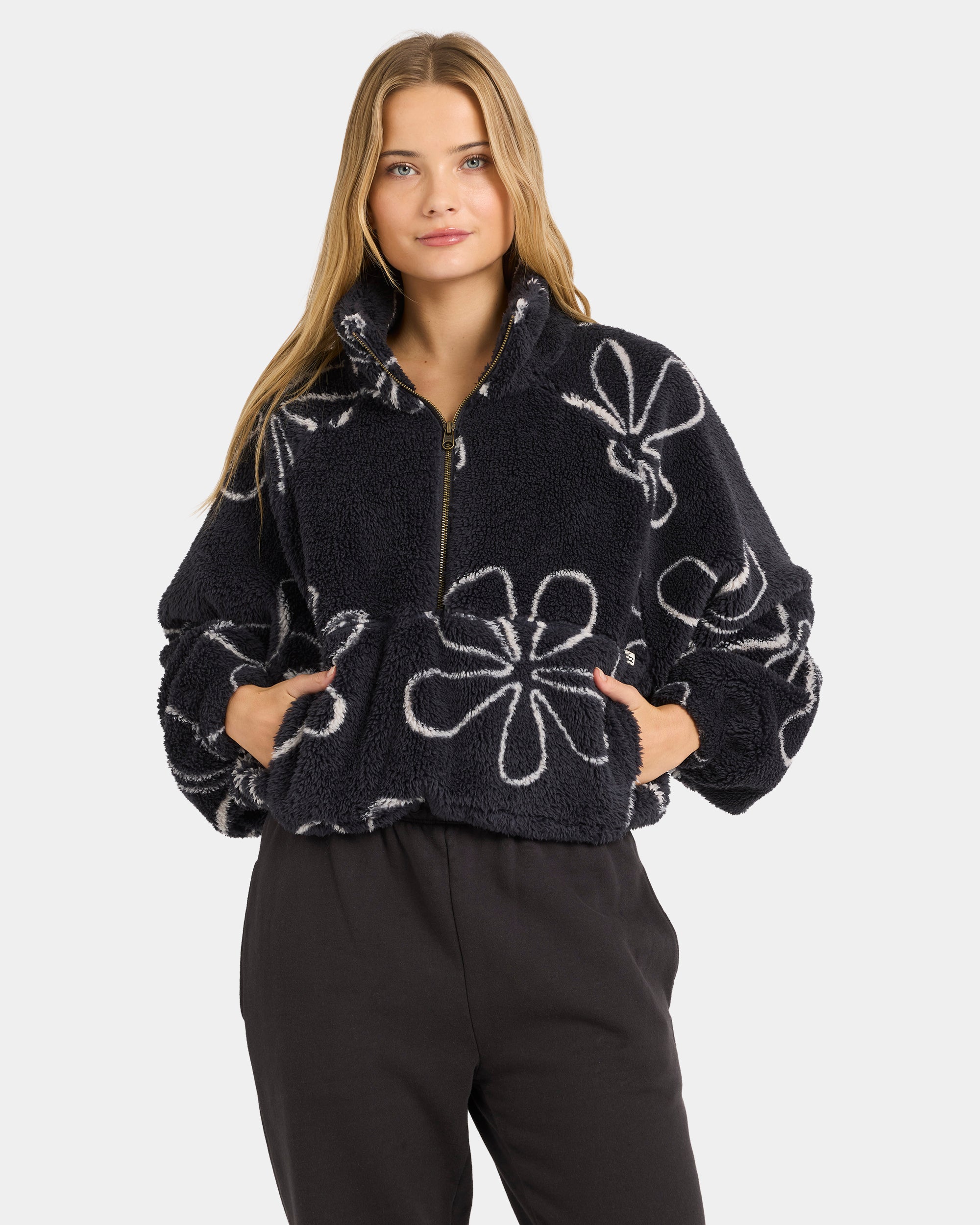 Womens Good Life Half Zip Fleece Pullover