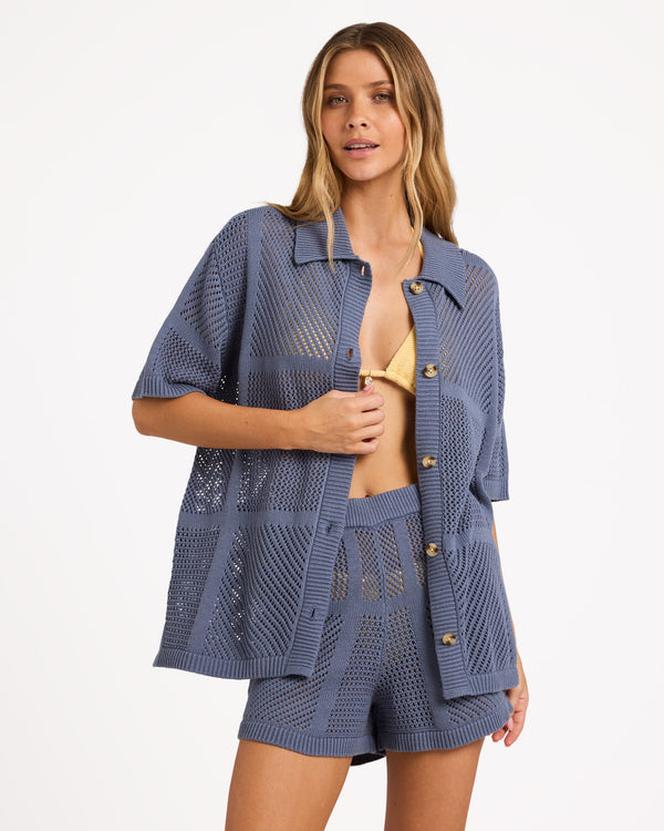 Womens Cool Down Short Sleeve Shirt